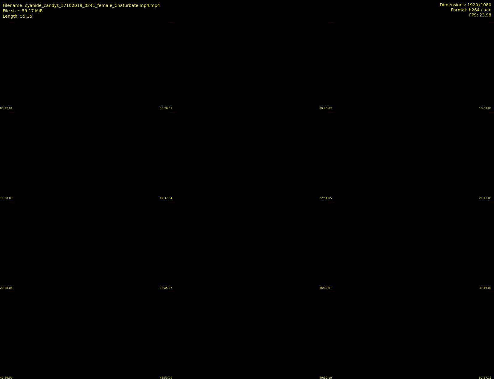cyanide_candys — 56 minute Chaturbate female cam show recording, 1080p, Oct 17, 2019