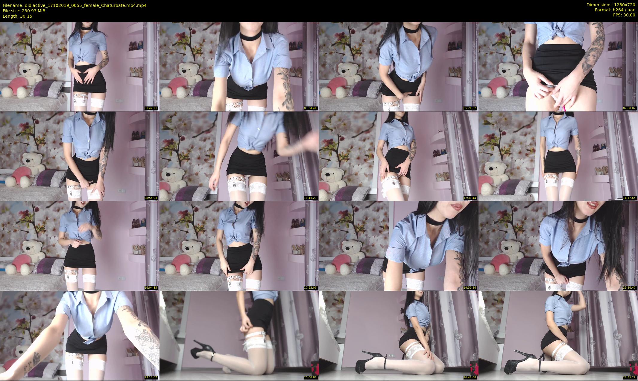 didiactive — 31 minute Chaturbate female cam show recording, 720p, Oct 17, 2019