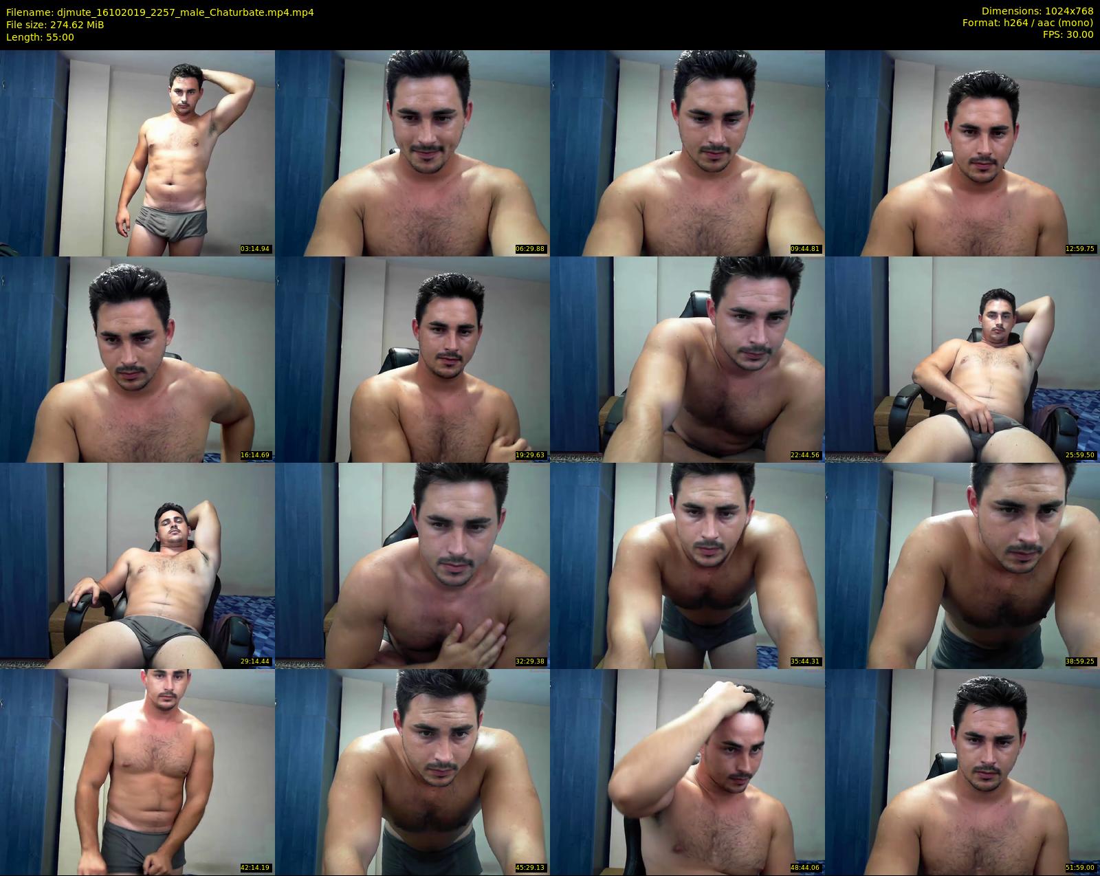djmute — 55 minute Chaturbate male cam show recording, 720p, Oct 16, 2019