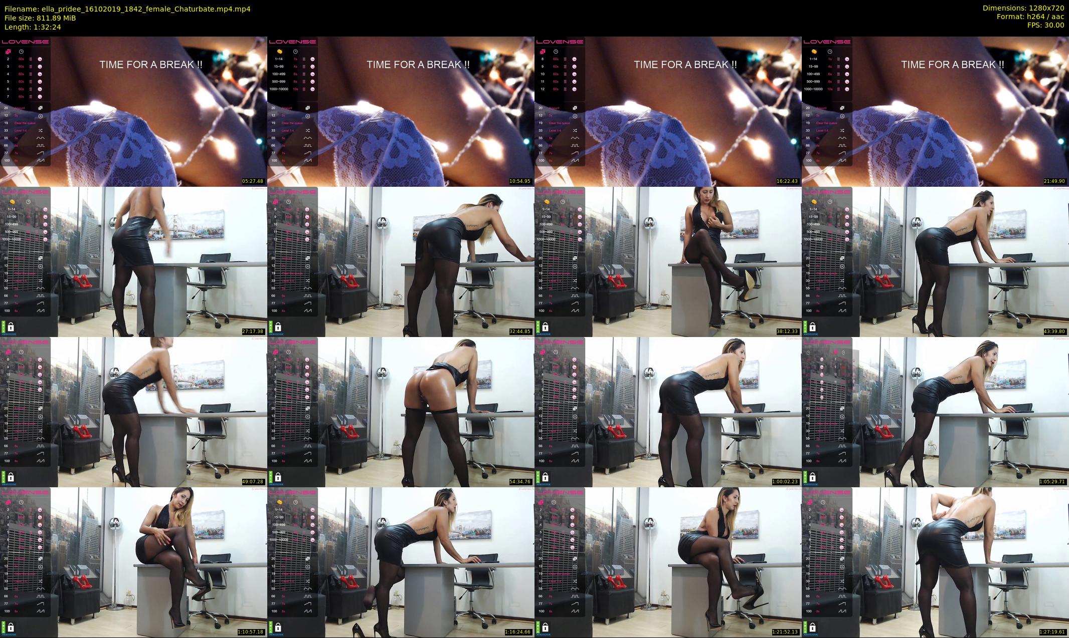 ella_pridee — 93 minute Chaturbate female cam show recording, 720p, Oct 16, 2019