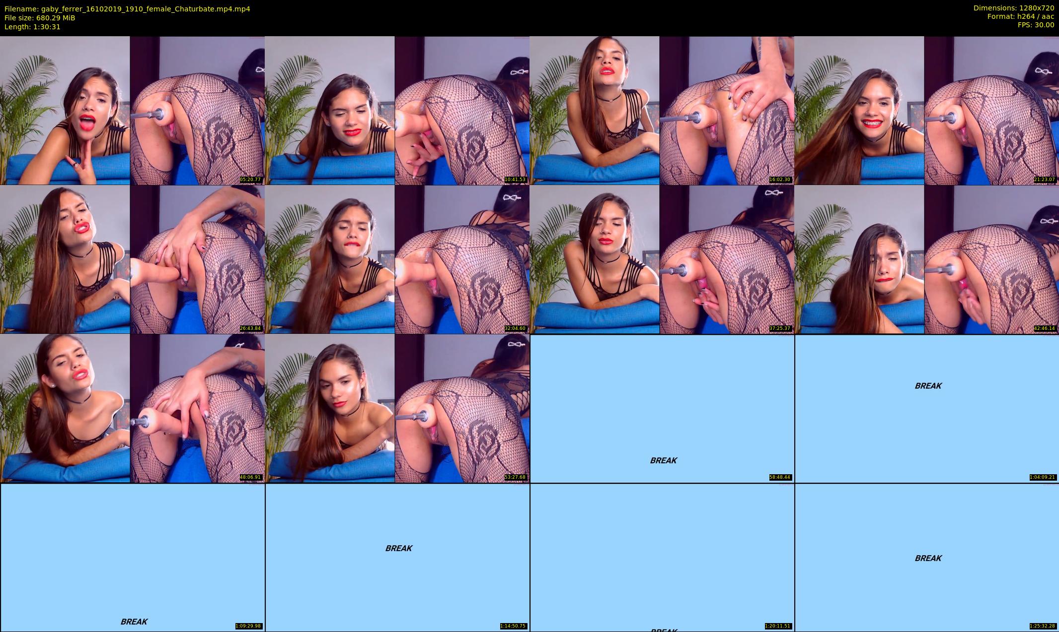 gaby_ferrer — 91 minute Chaturbate female cam show recording, 720p, Oct 16, 2019