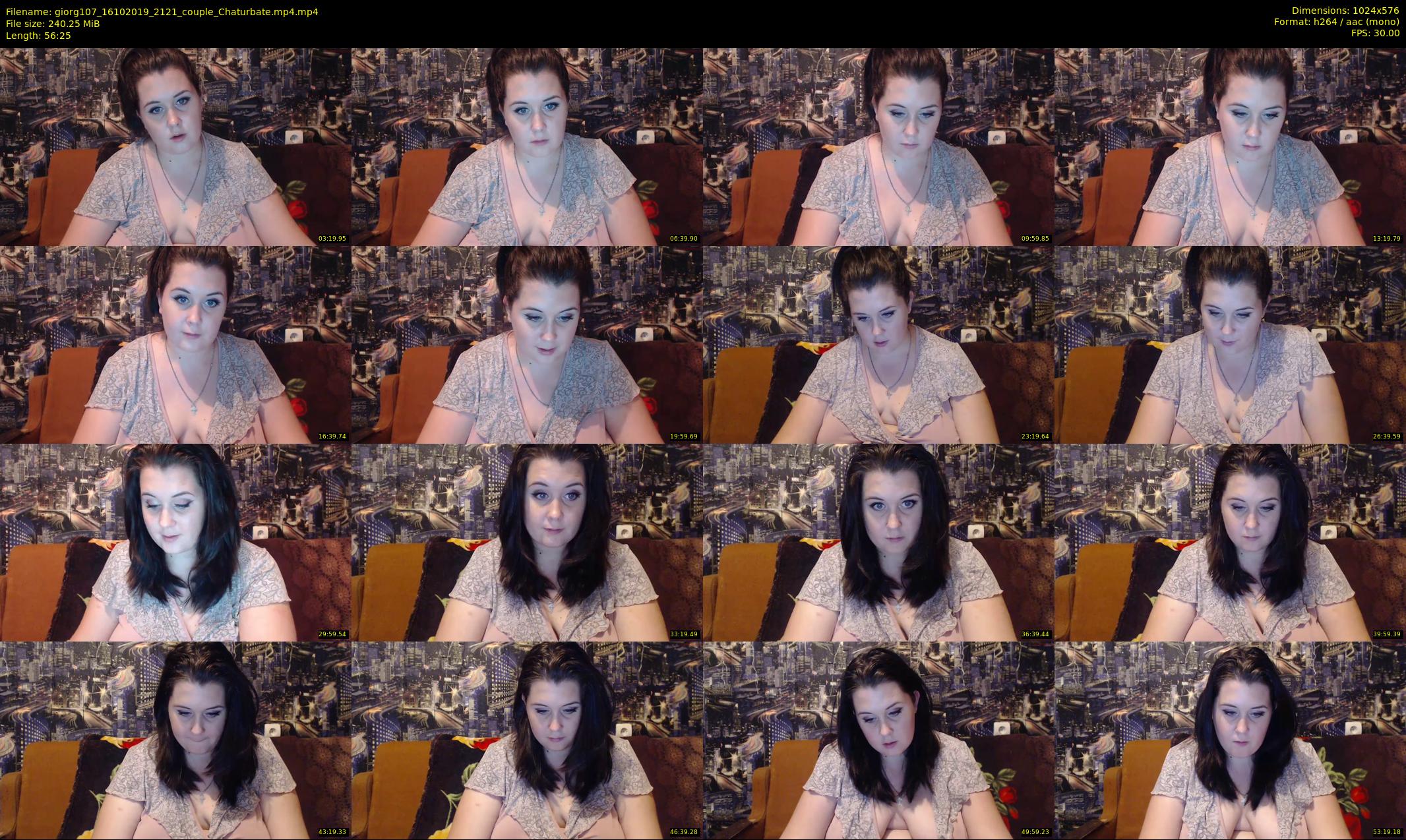 giorg107 — 57 minute Chaturbate couple cam show recording, 480p, Oct 16, 2019