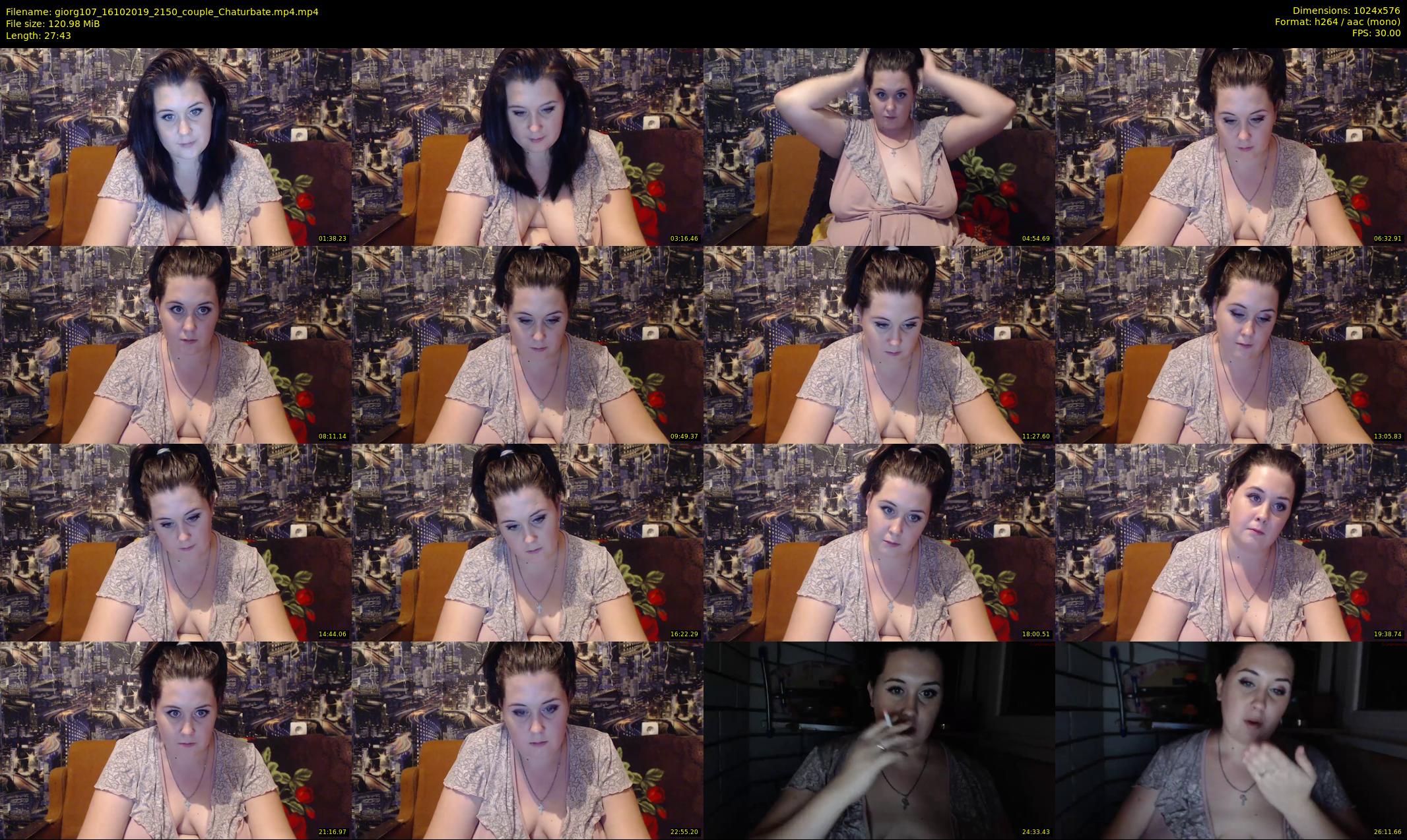giorg107 — 28 minute Chaturbate couple cam show recording, 480p, Oct 16, 2019