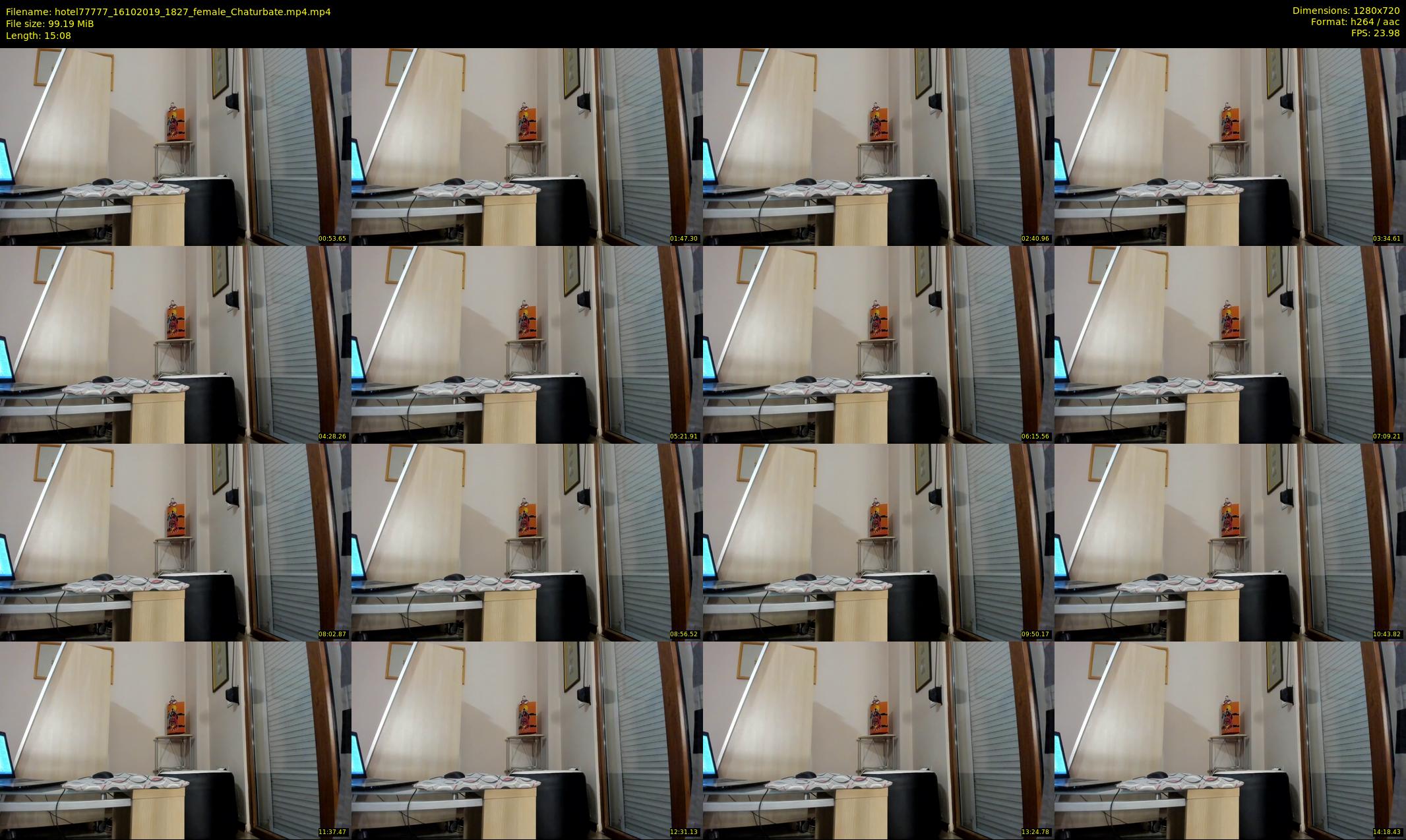hotel77777 — 16 minute Chaturbate female cam show recording, 720p, Oct 16, 2019
