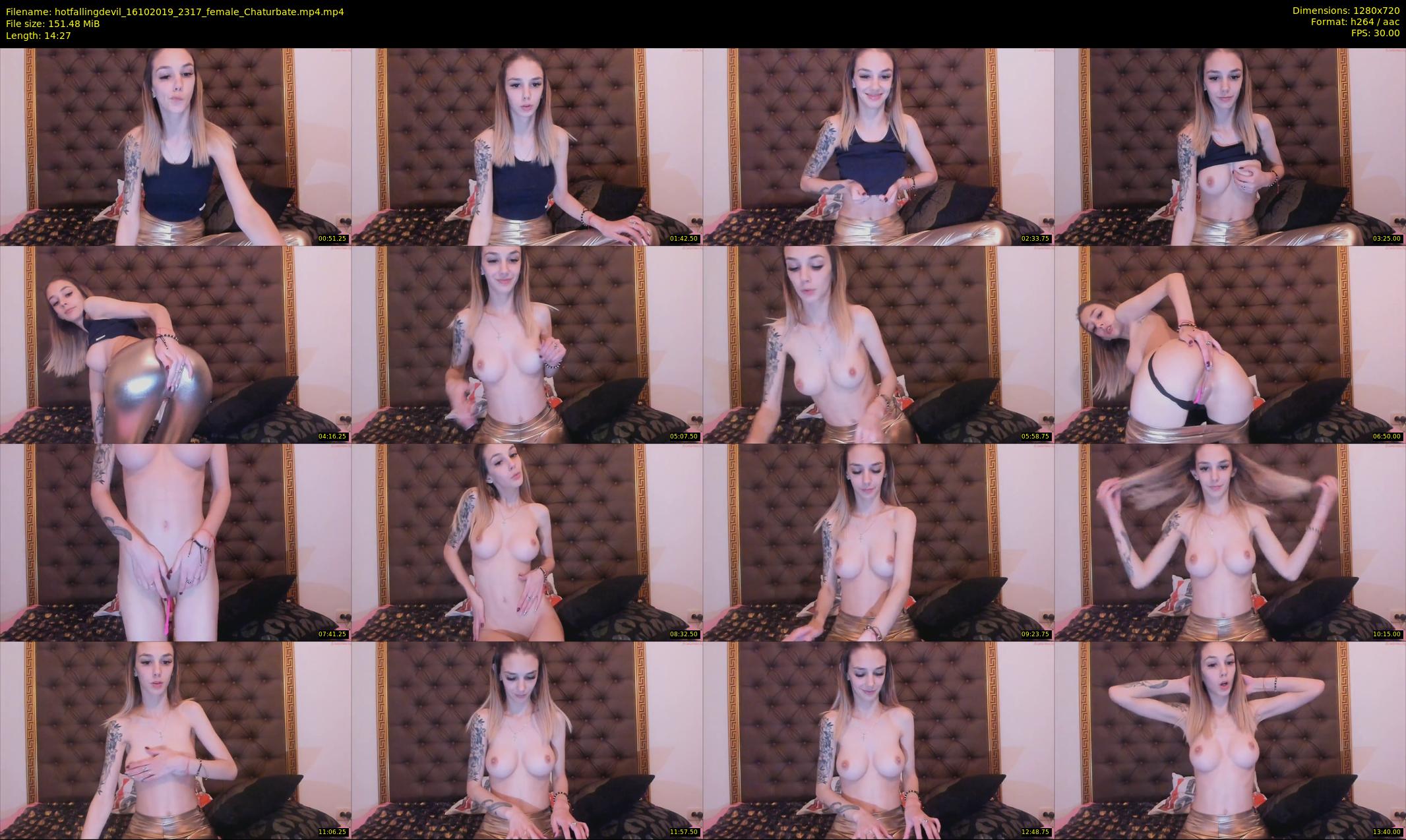 hotfallingdevil — 15 minute Chaturbate female cam show recording, 720p, Oct 16, 2019