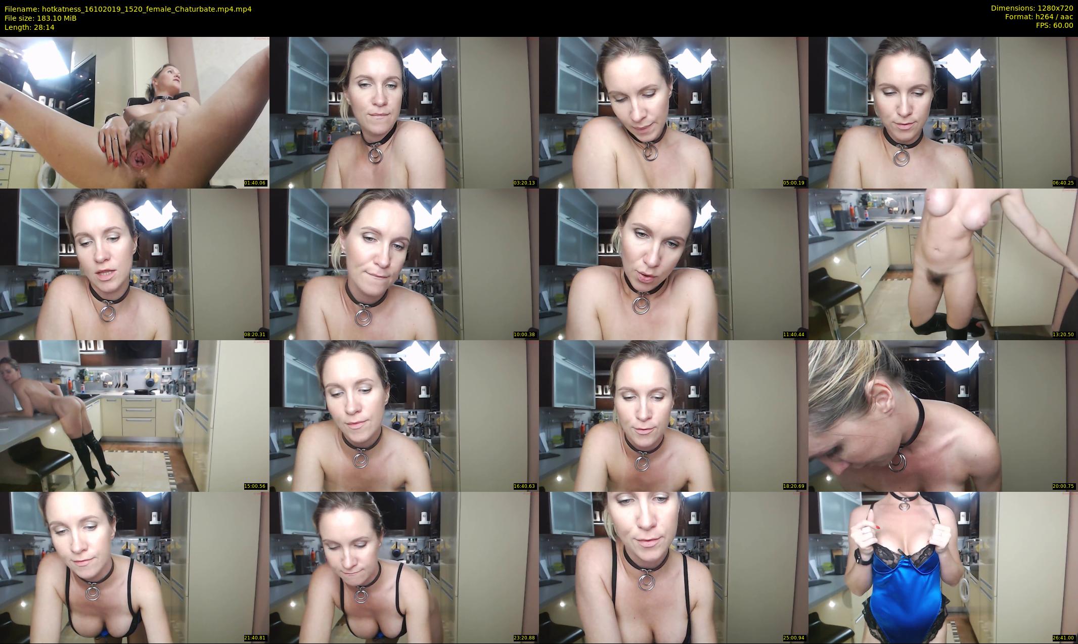hotkatness — 29 minute Chaturbate female cam show recording, 720p, Oct 16, 2019