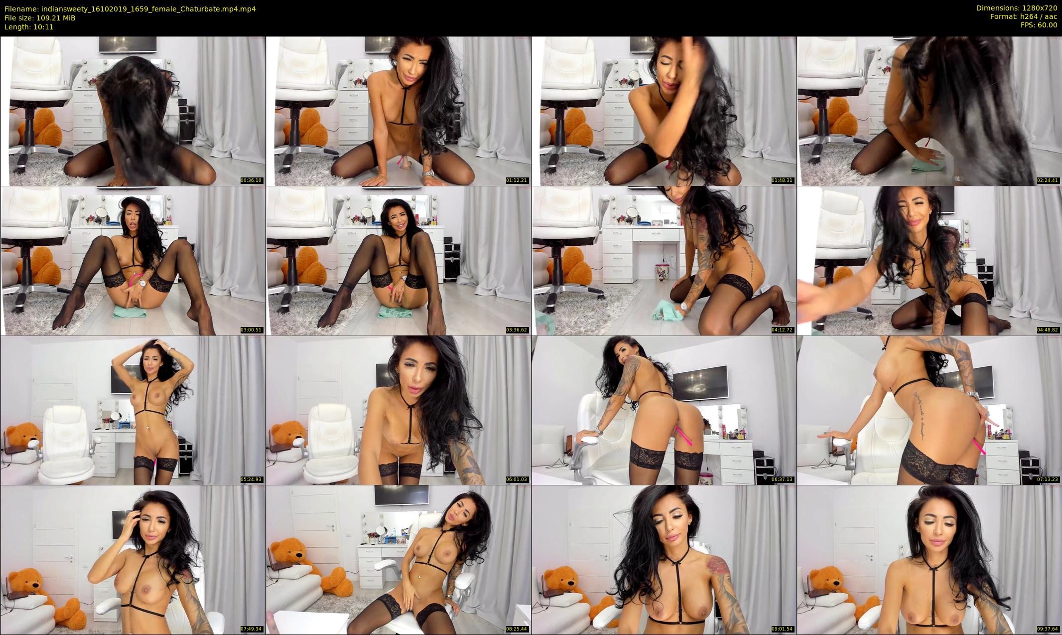 indiansweety — 11 minute Chaturbate female cam show recording, 720p, Oct 16, 2019