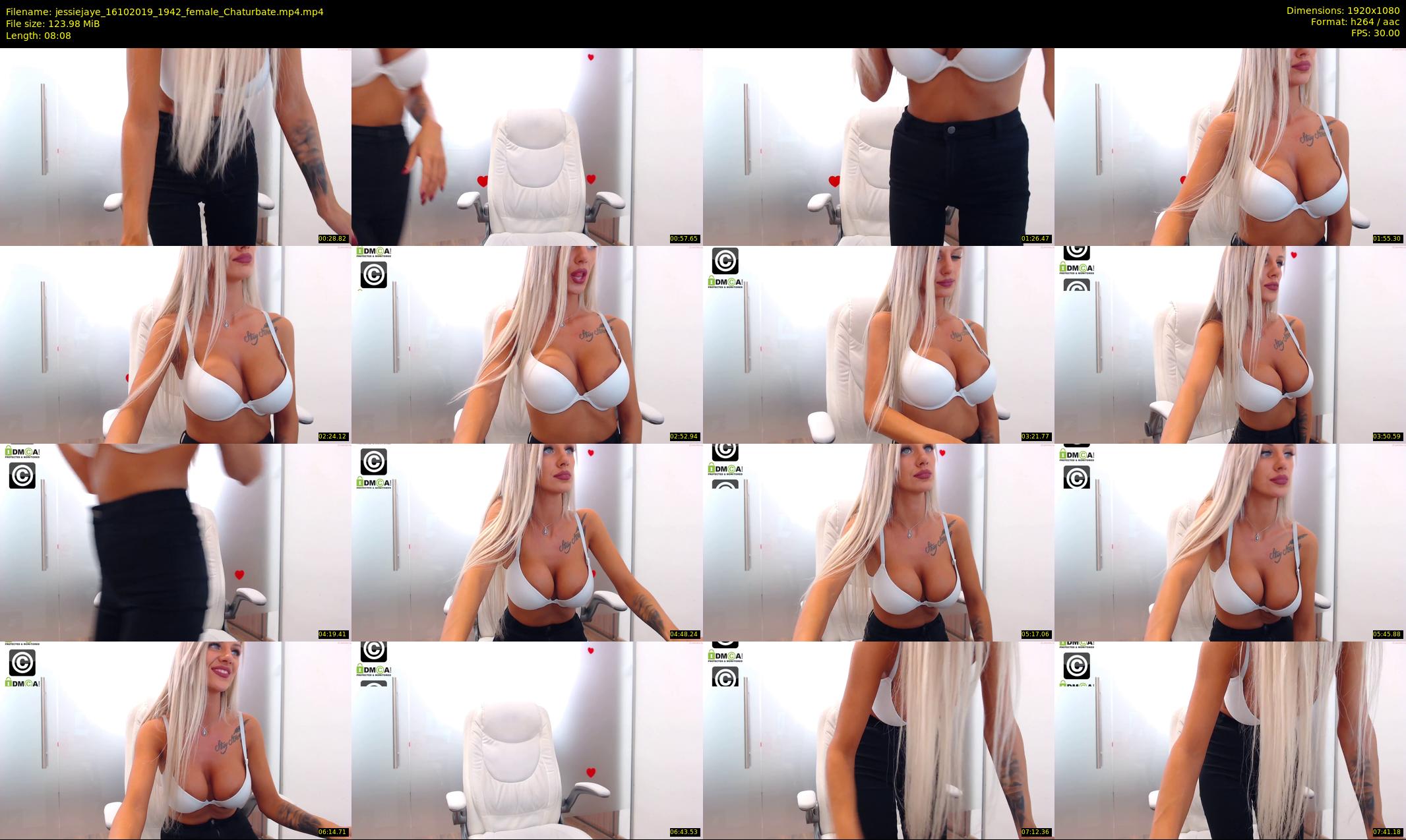 jessiejaye — 9 minute Chaturbate female cam show recording, 1080p, Oct 16, 2019