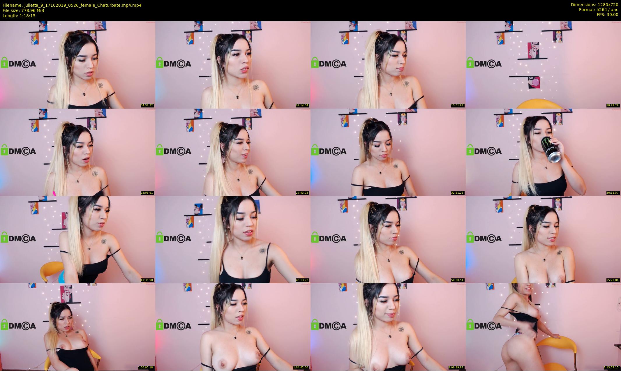 julietta_9 — 79 minute Chaturbate female cam show recording, 720p, Oct 17, 2019