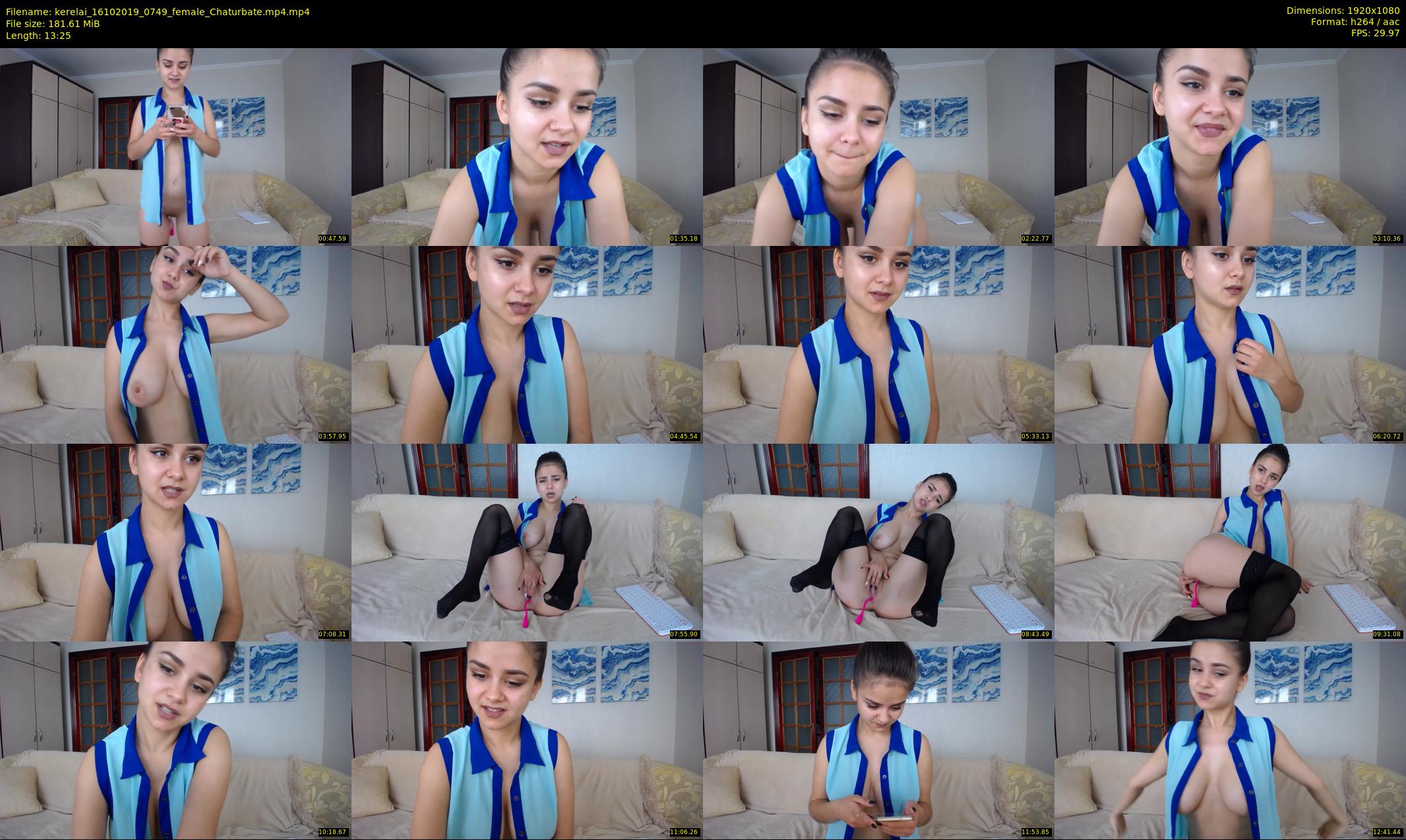 kerelai — 14 minute Chaturbate female cam show recording, 1080p, Oct 16, 2019