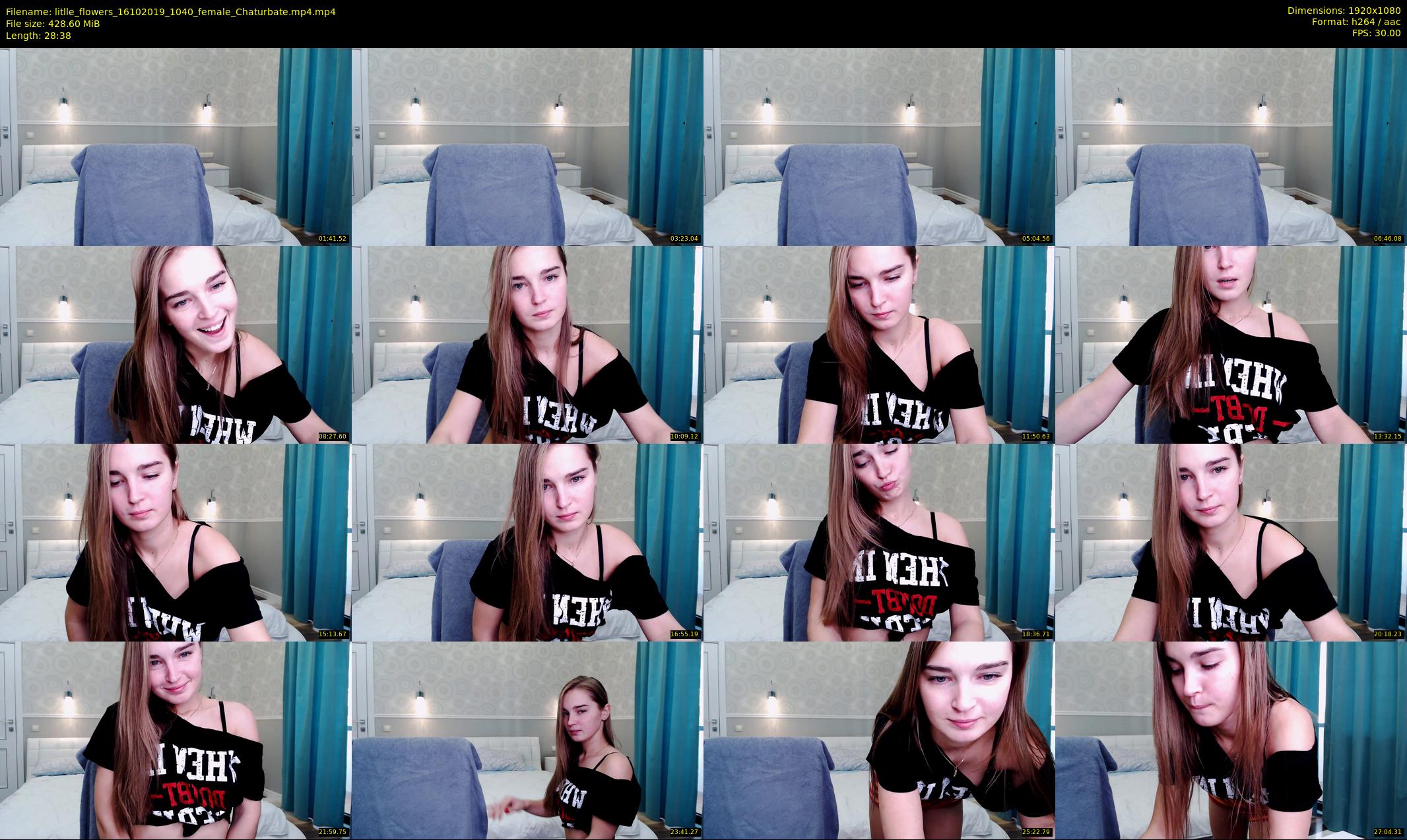 litlle_flowers — 29 minute Chaturbate female cam show recording, 1080p, Oct 16, 2019