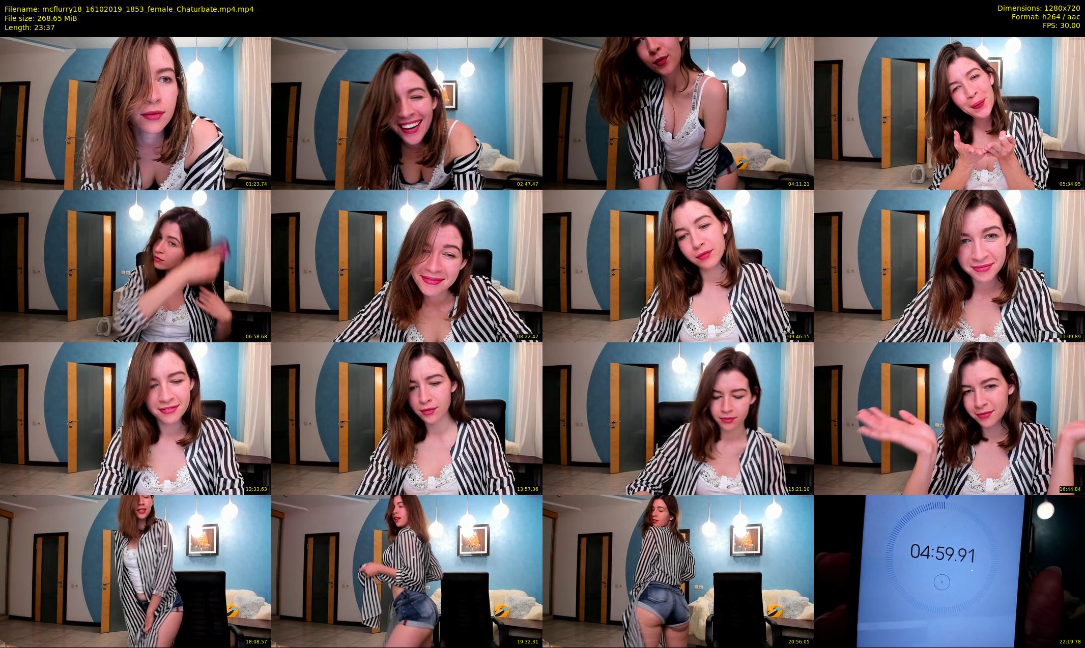mcflurry18 — 24 minute Chaturbate female cam show recording, 720p, Oct 16, 2019