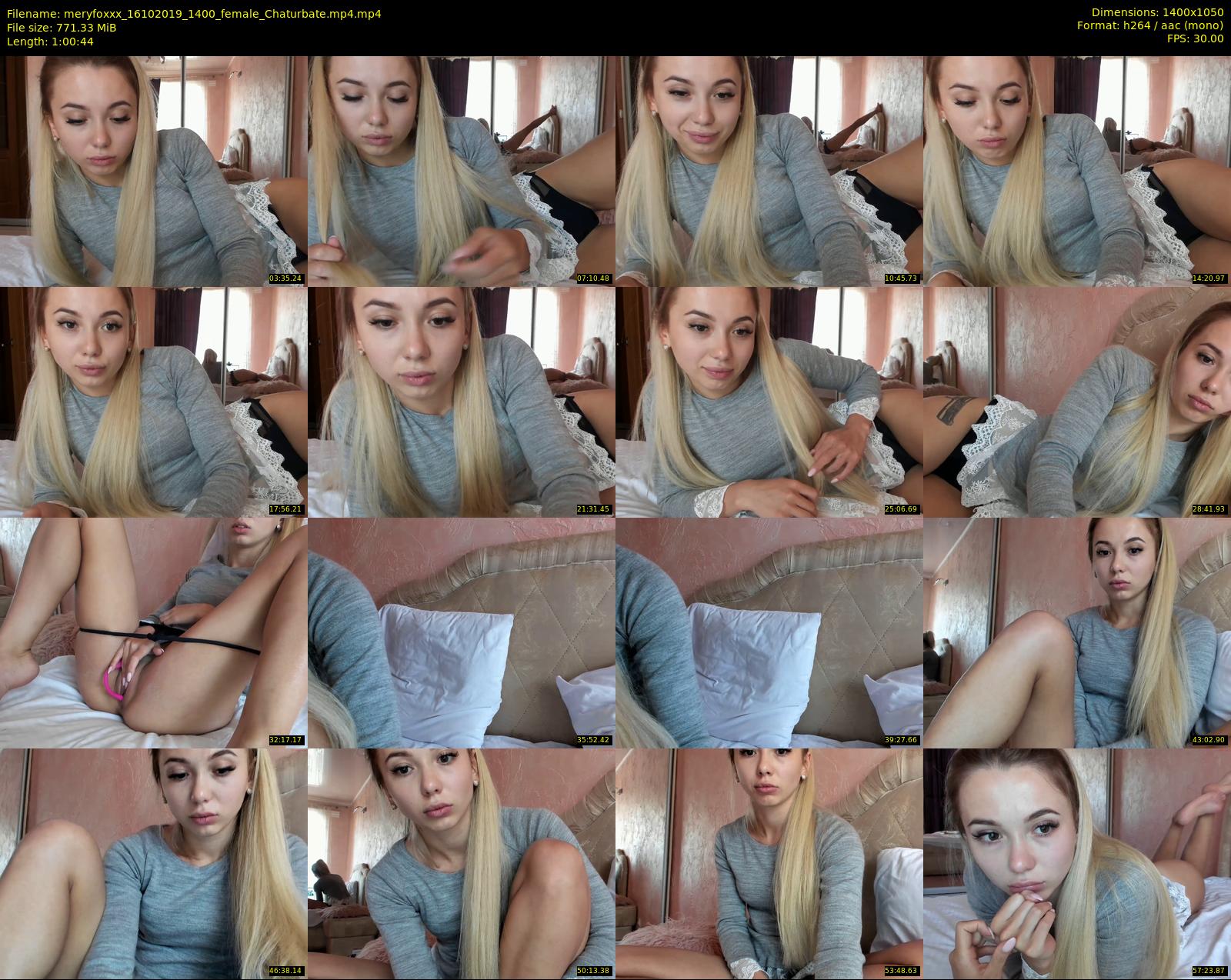 meryfoxxx — 61 minute Chaturbate female cam show recording, 720p, Oct 16, 2019