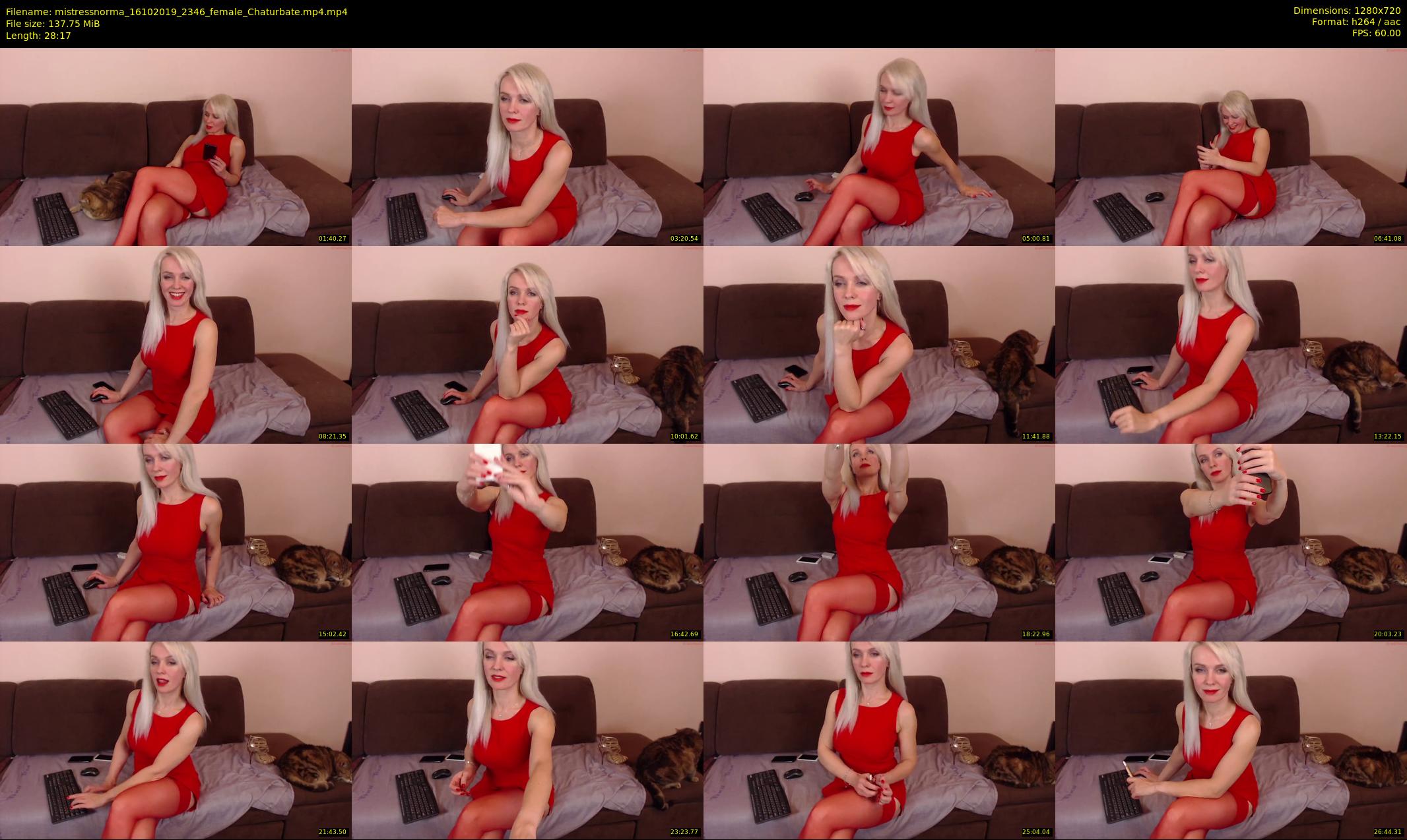 mistressnorma — 29 minute Chaturbate female cam show recording, 720p, Oct 16, 2019