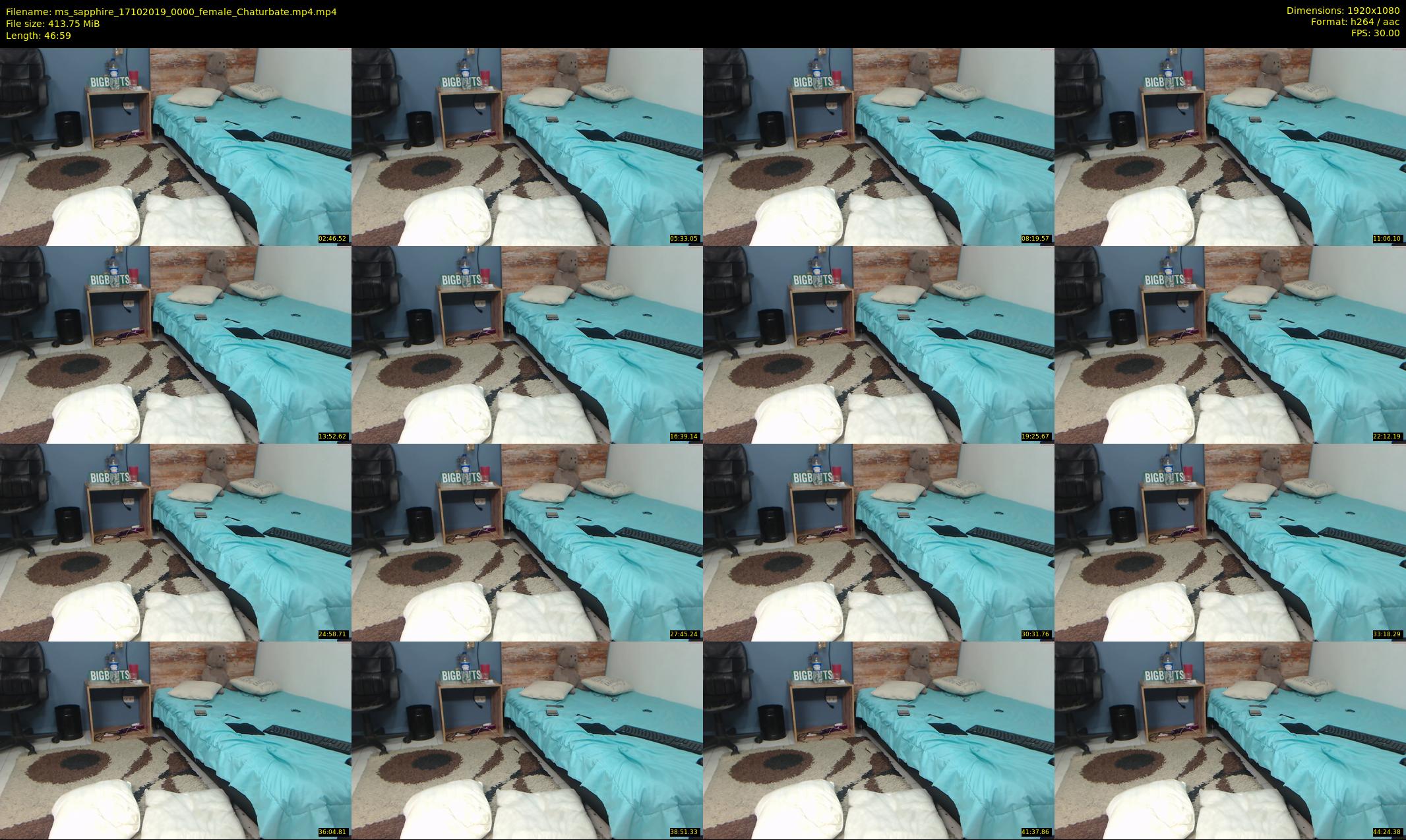 ms_sapphire — 47 minute Chaturbate female cam show recording, 1080p, Oct 17, 2019
