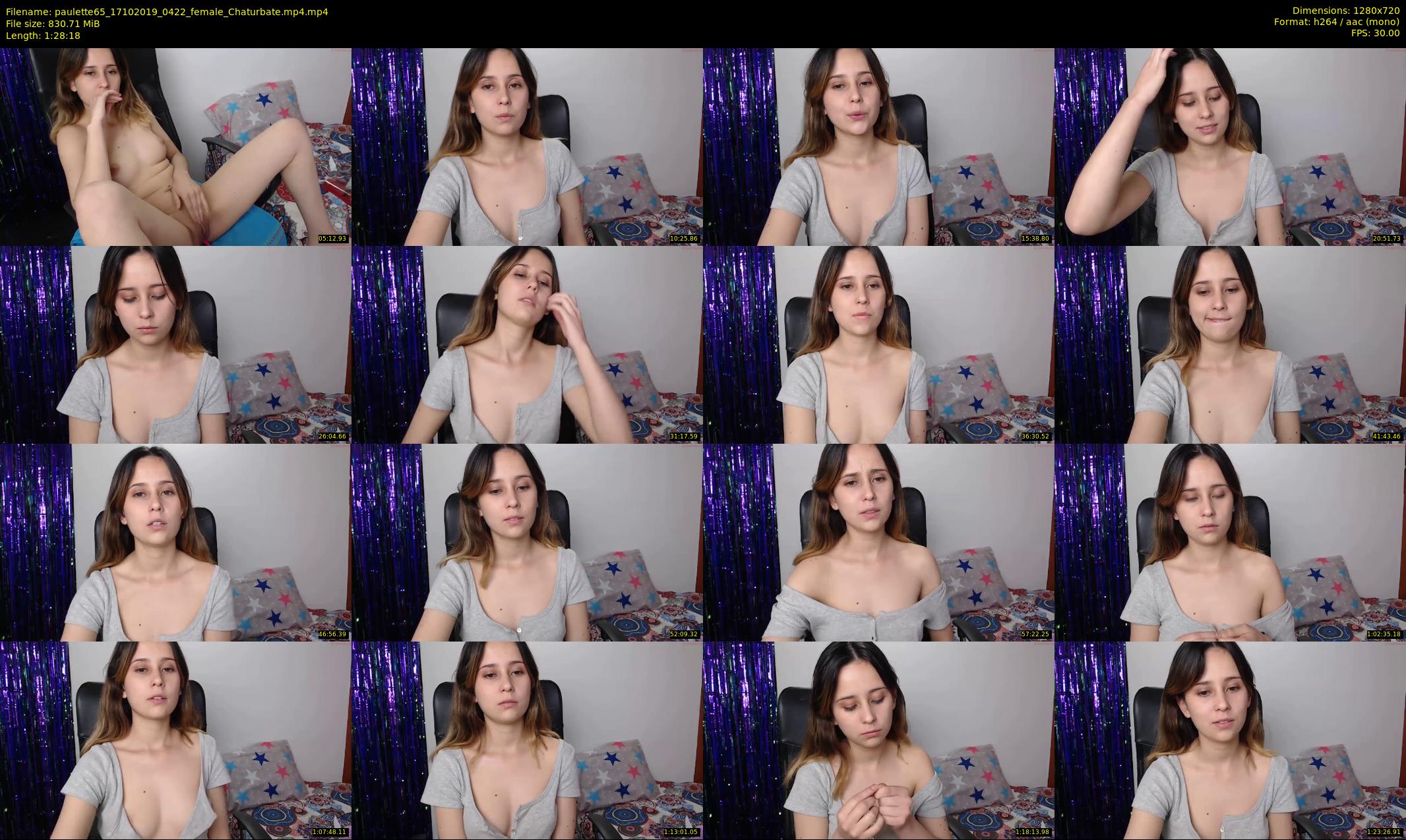 paulette65 — 89 minute Chaturbate female cam show recording, 720p, Oct 17, 2019