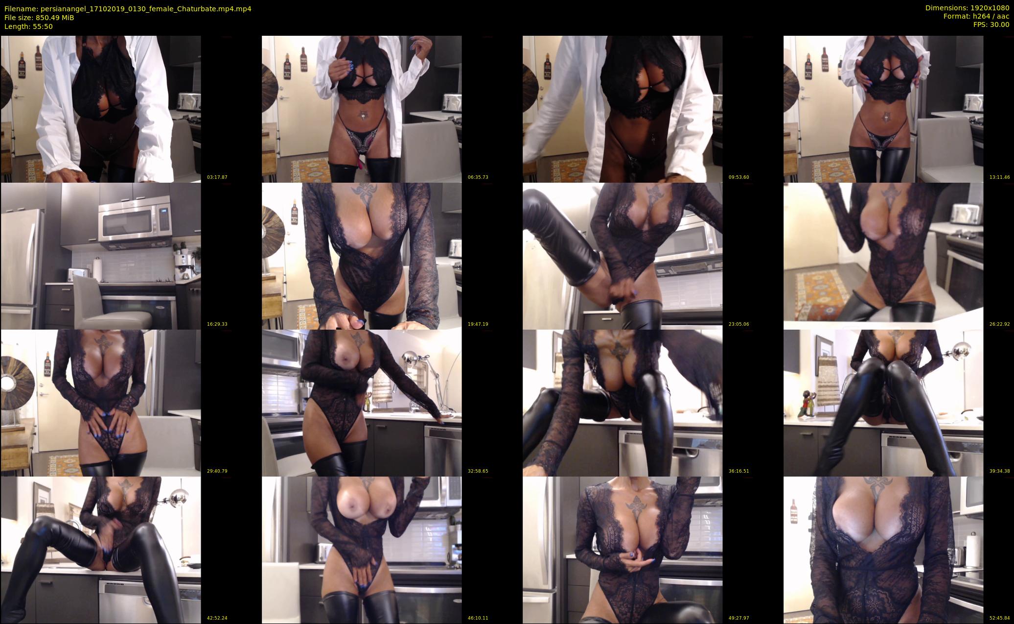 persianangel — 56 minute Chaturbate female cam show recording, 1080p, Oct 17, 2019