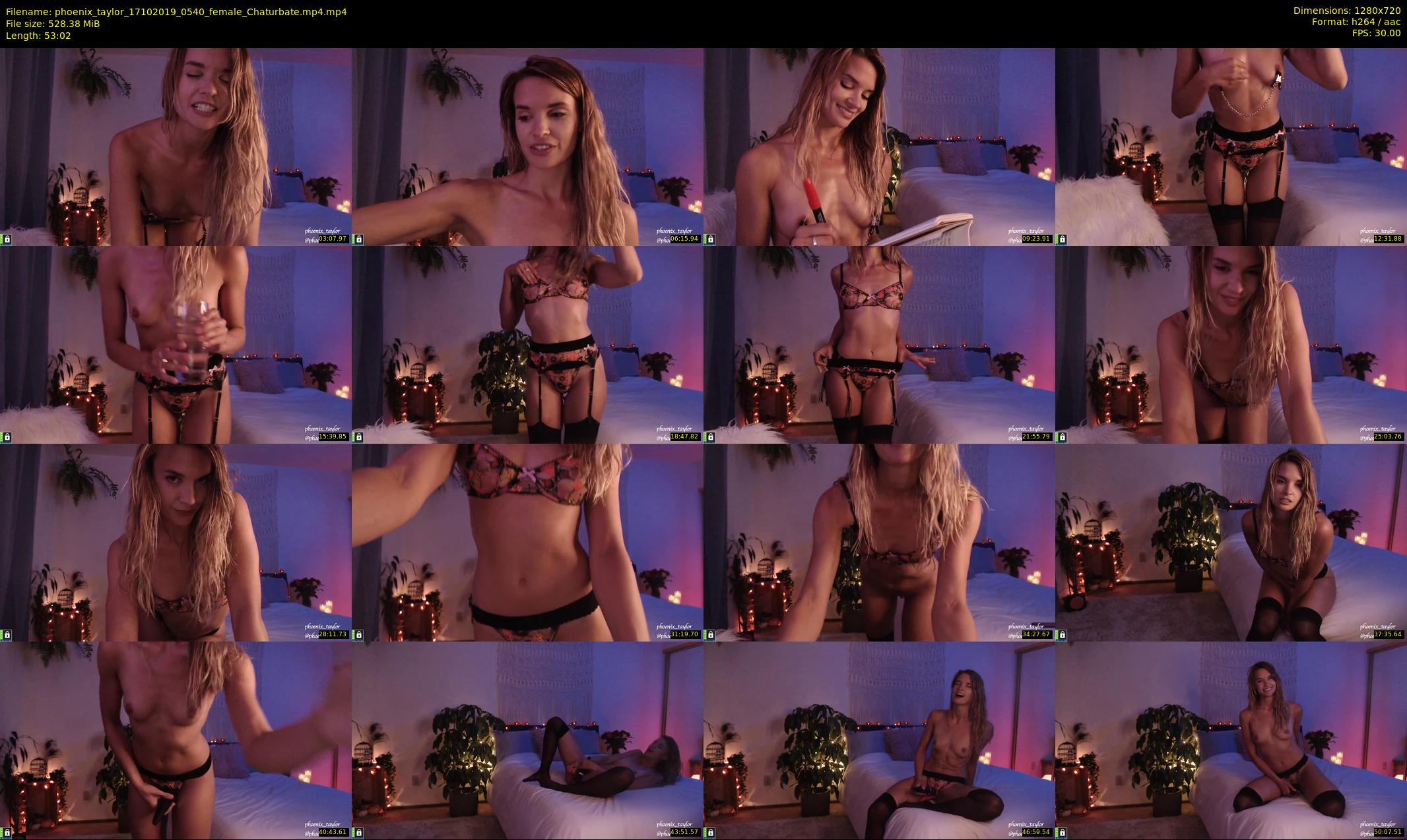 phoenix_taylor — 54 minute Chaturbate female cam show recording, 720p, Oct 17, 2019
