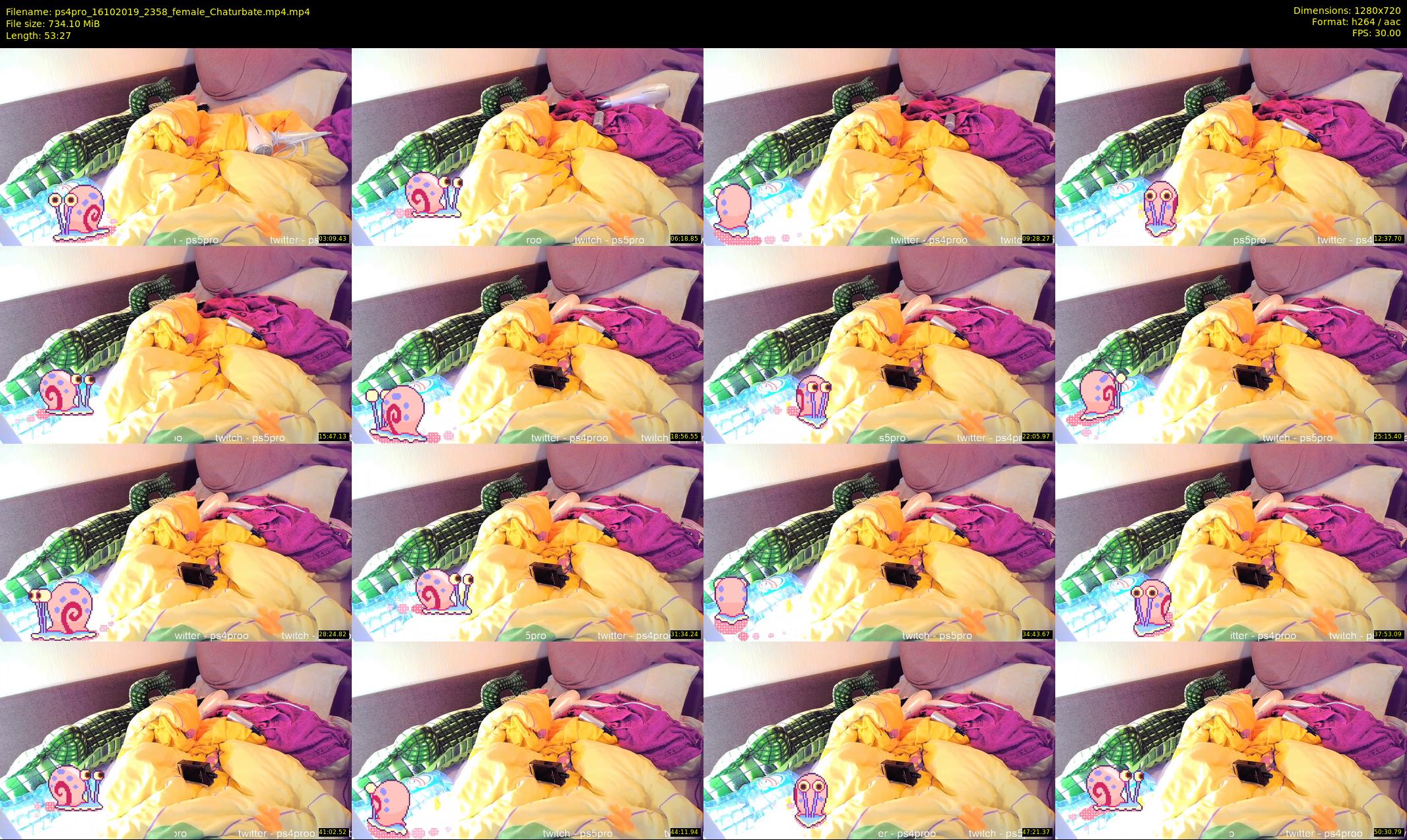 ps4pro — 54 minute Chaturbate female cam show recording, 720p, Oct 16, 2019