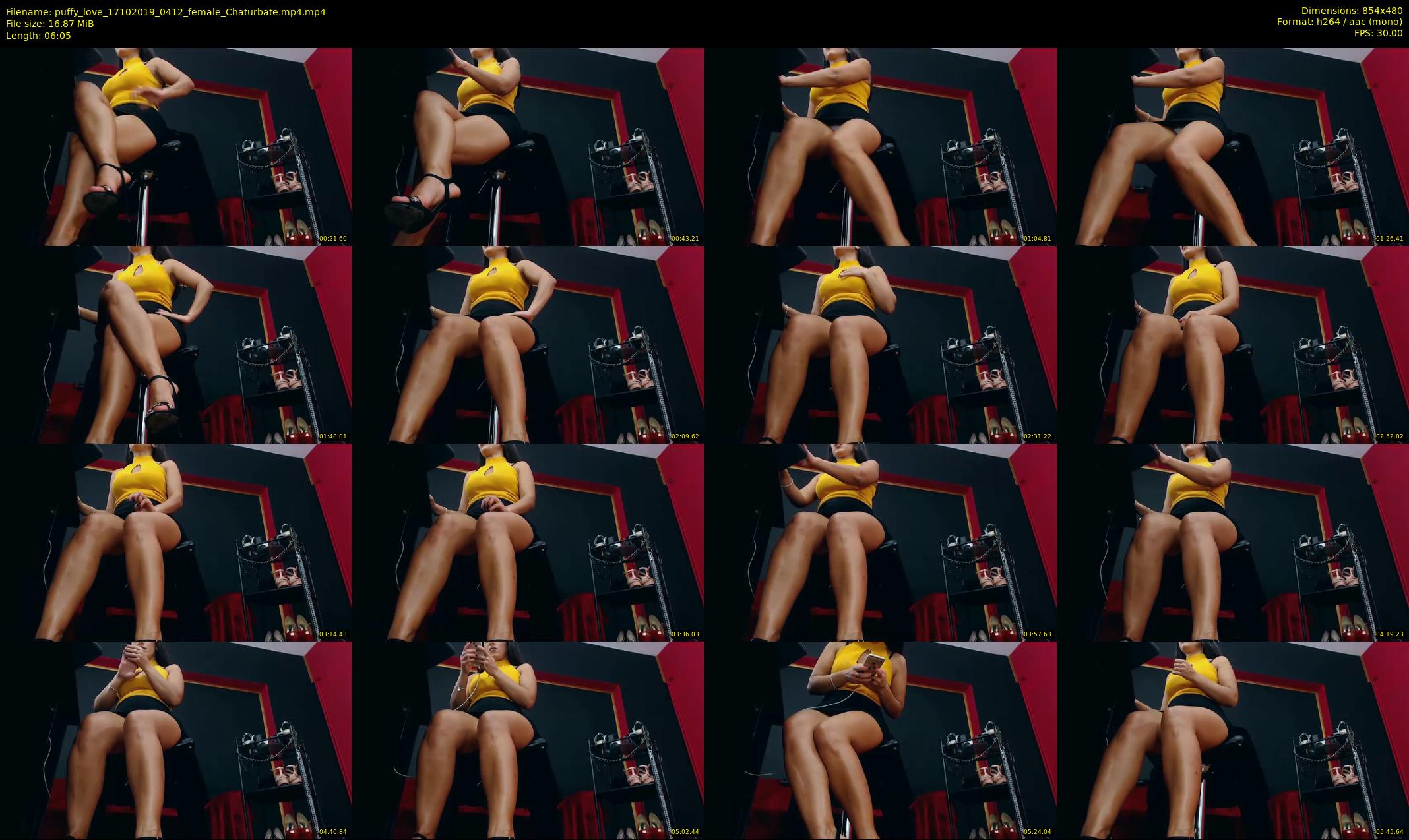 puffy_love — 7 minute Chaturbate female cam show recording, 480p, Oct 17, 2019