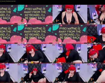 pyrowayne — 43 minute Chaturbate female cam show recording, 720p, Oct 17, 2019