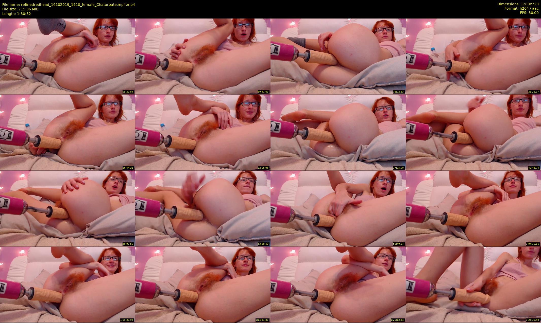 refinedredhead — 91 minute Chaturbate female cam show recording, 720p, Oct 16, 2019