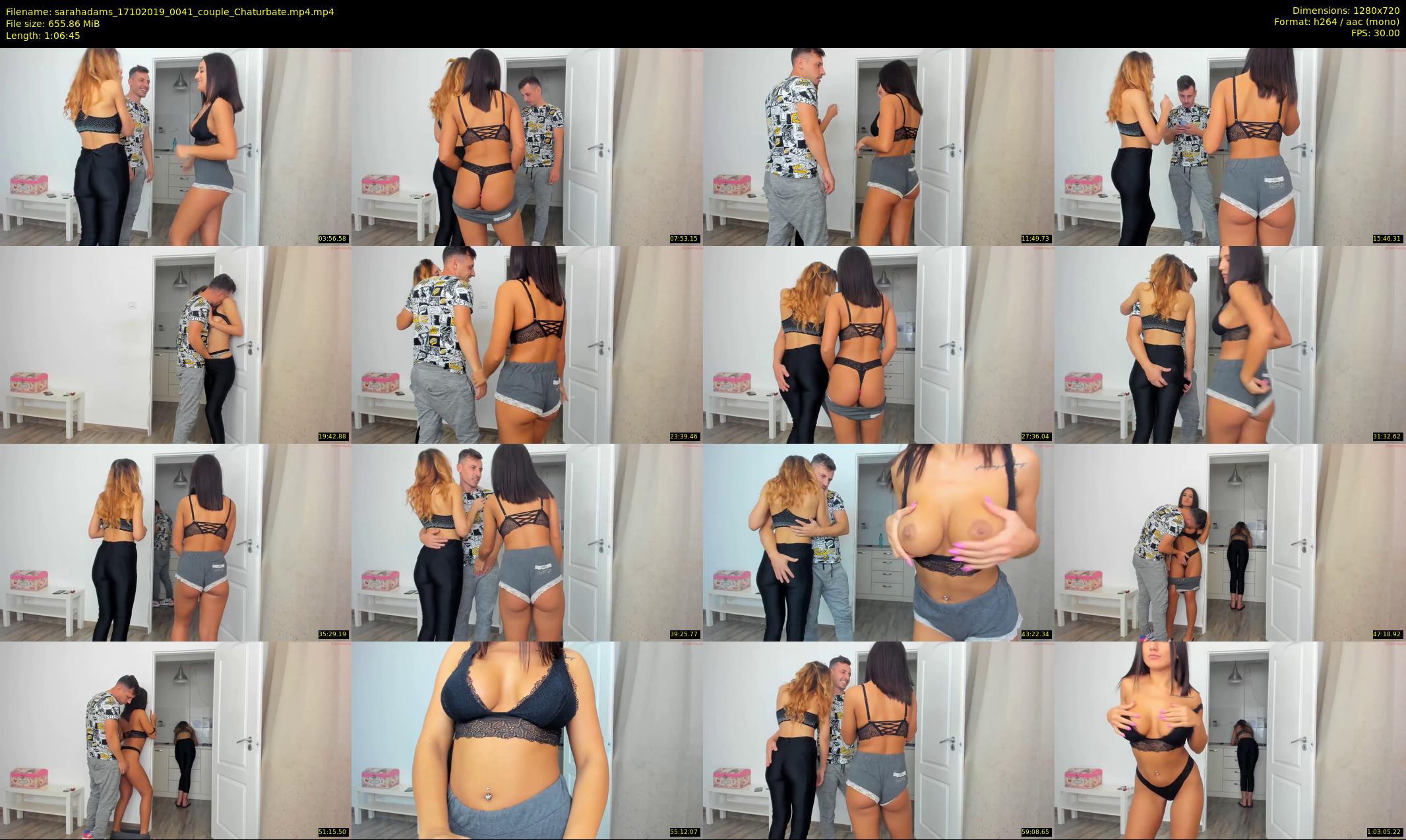 sarahadams — 67 minute Chaturbate female cam show recording, 720p, Oct 17, 2019