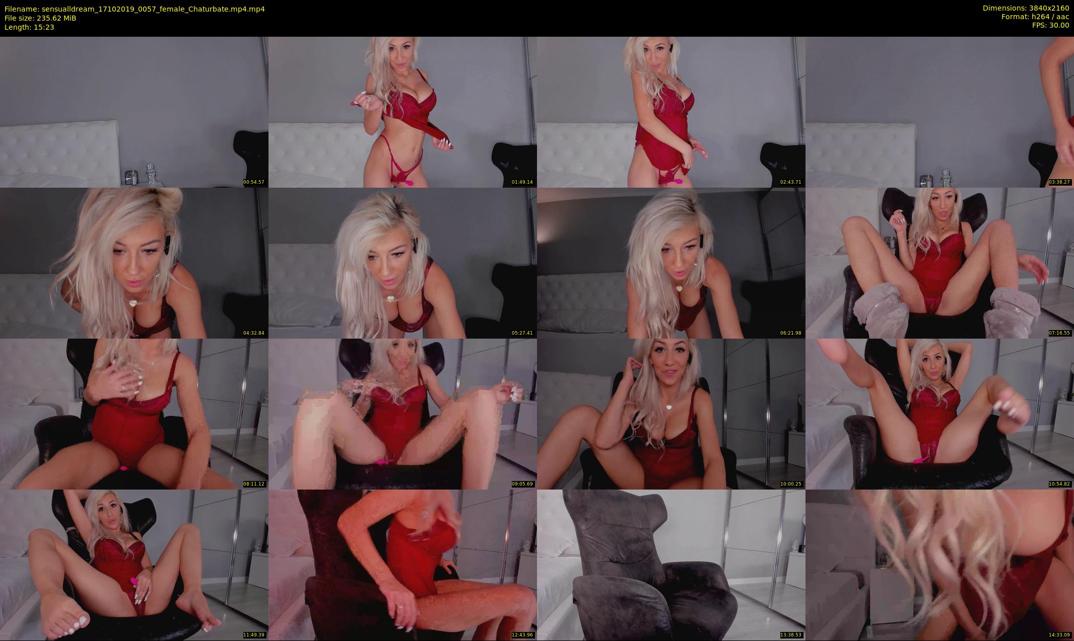 sensualldream — 16 minute Chaturbate female cam show recording, 4K, Oct 17, 2019