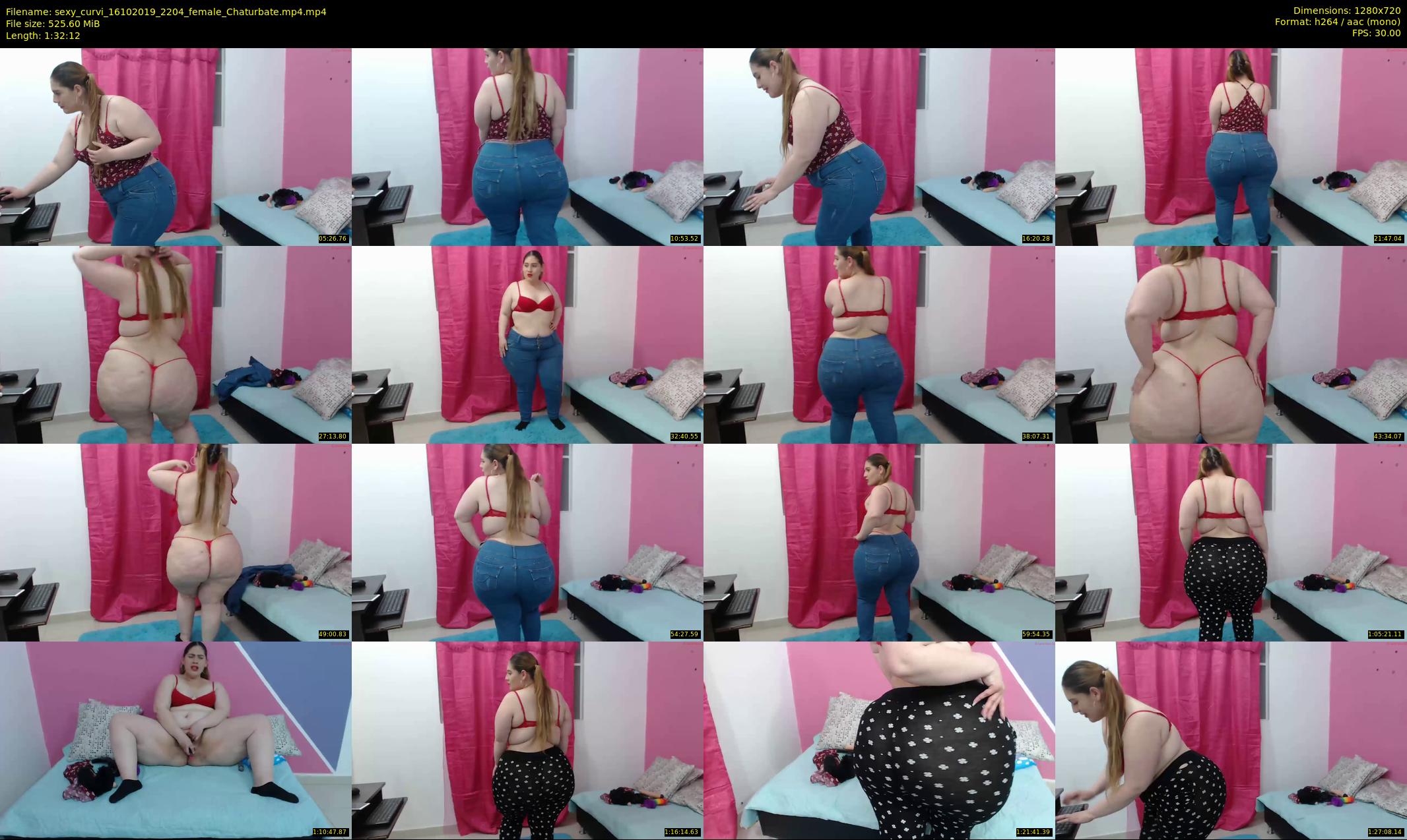 sexy_curvi — 93 minute Chaturbate female cam show recording, 720p, Oct 16, 2019