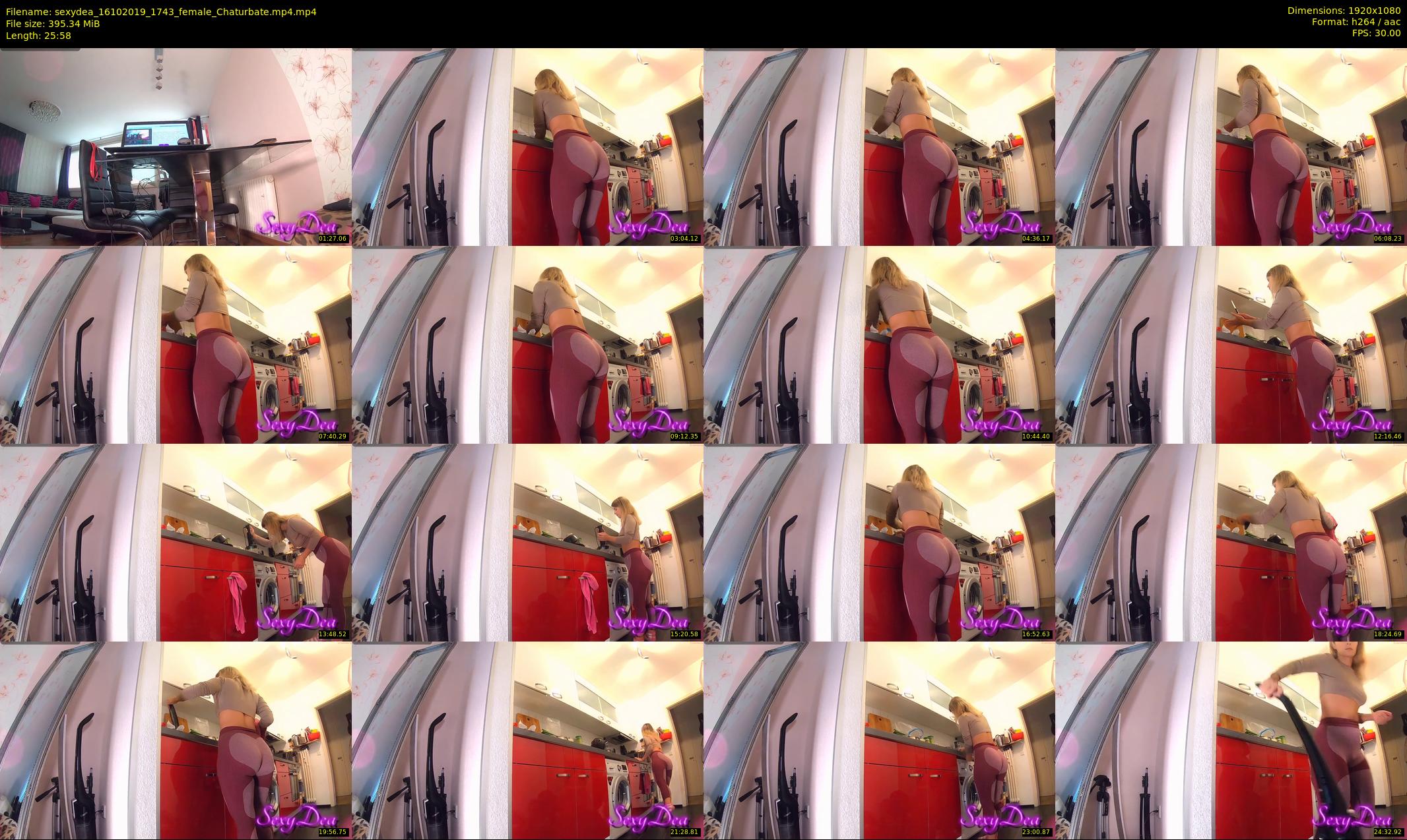 sexydea — 26 minute Chaturbate female cam show recording, 1080p, Oct 16, 2019