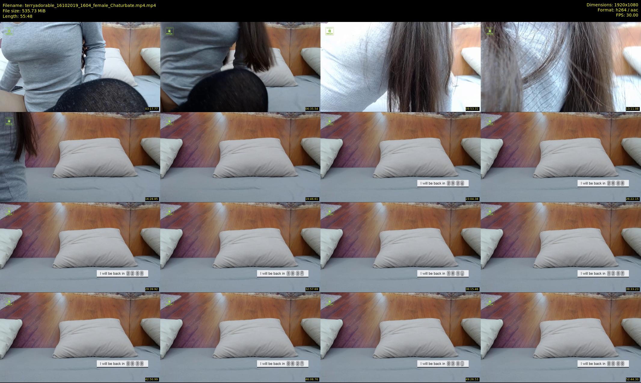 terryadorable — 56 minute Chaturbate female cam show recording, 1080p, Oct 16, 2019