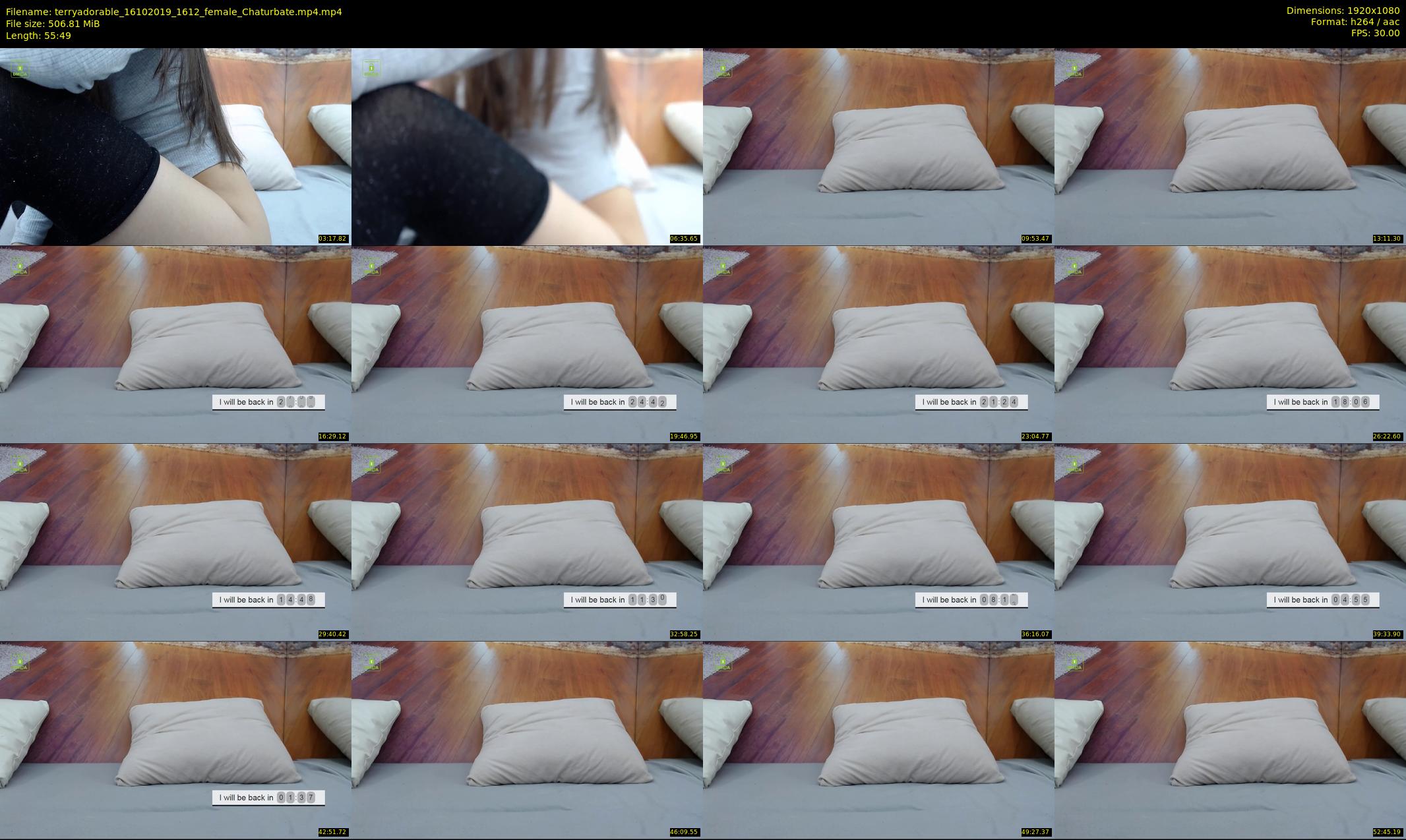 terryadorable — 56 minute Chaturbate female cam show recording, 1080p, Oct 16, 2019