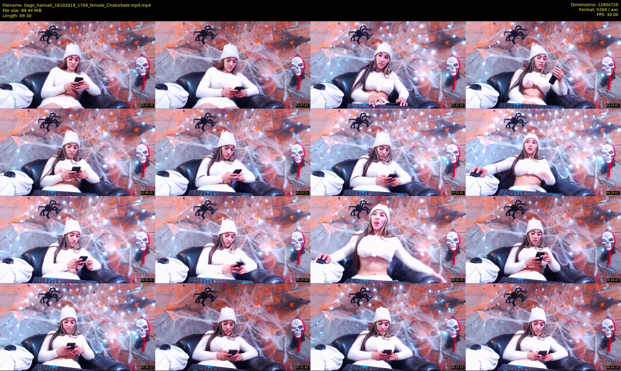 tiago_hannah — 10 minute Chaturbate couple cam show recording, 720p, Oct 16, 2019
