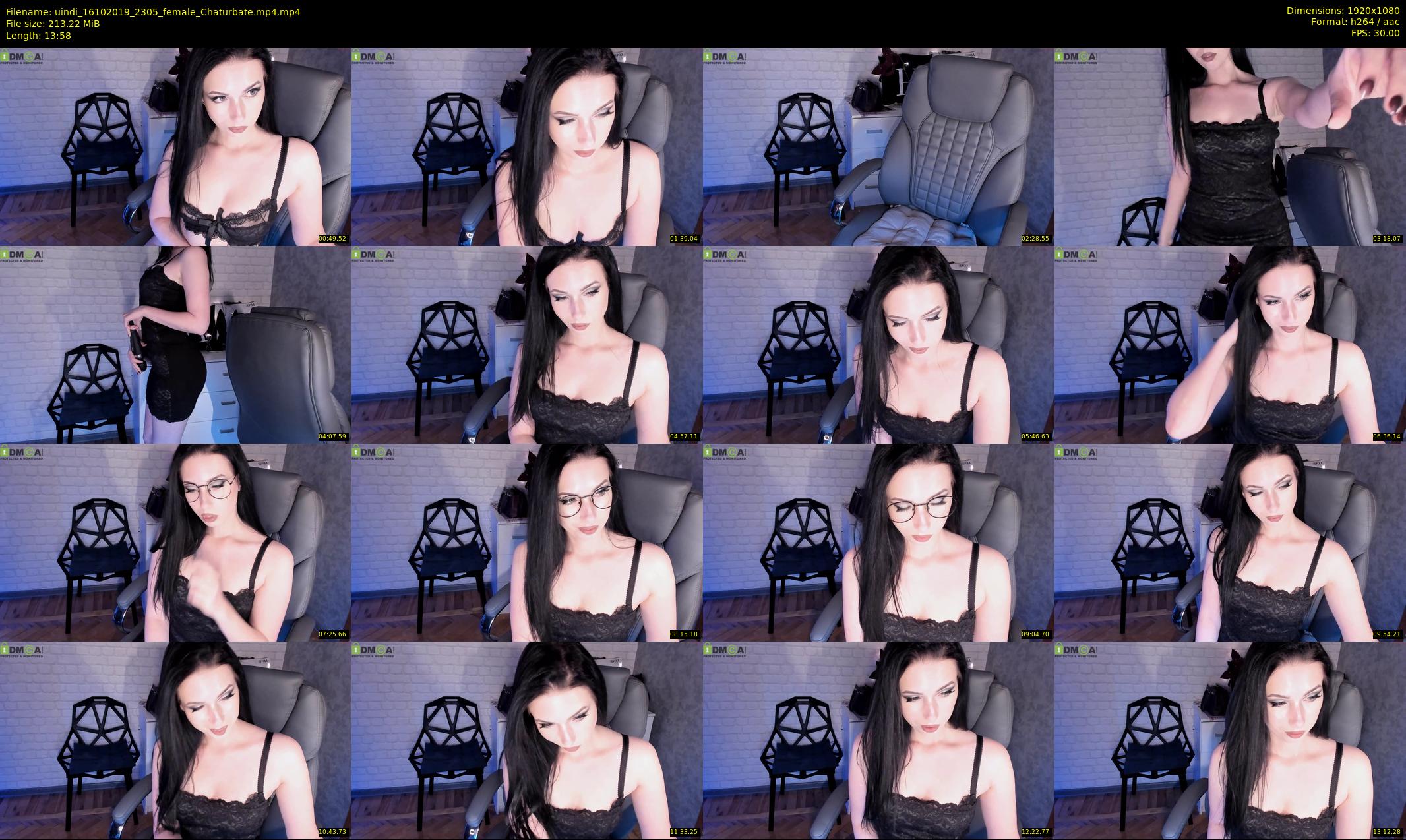 uindi — 14 minute Chaturbate female cam show recording, 1080p, Oct 16, 2019