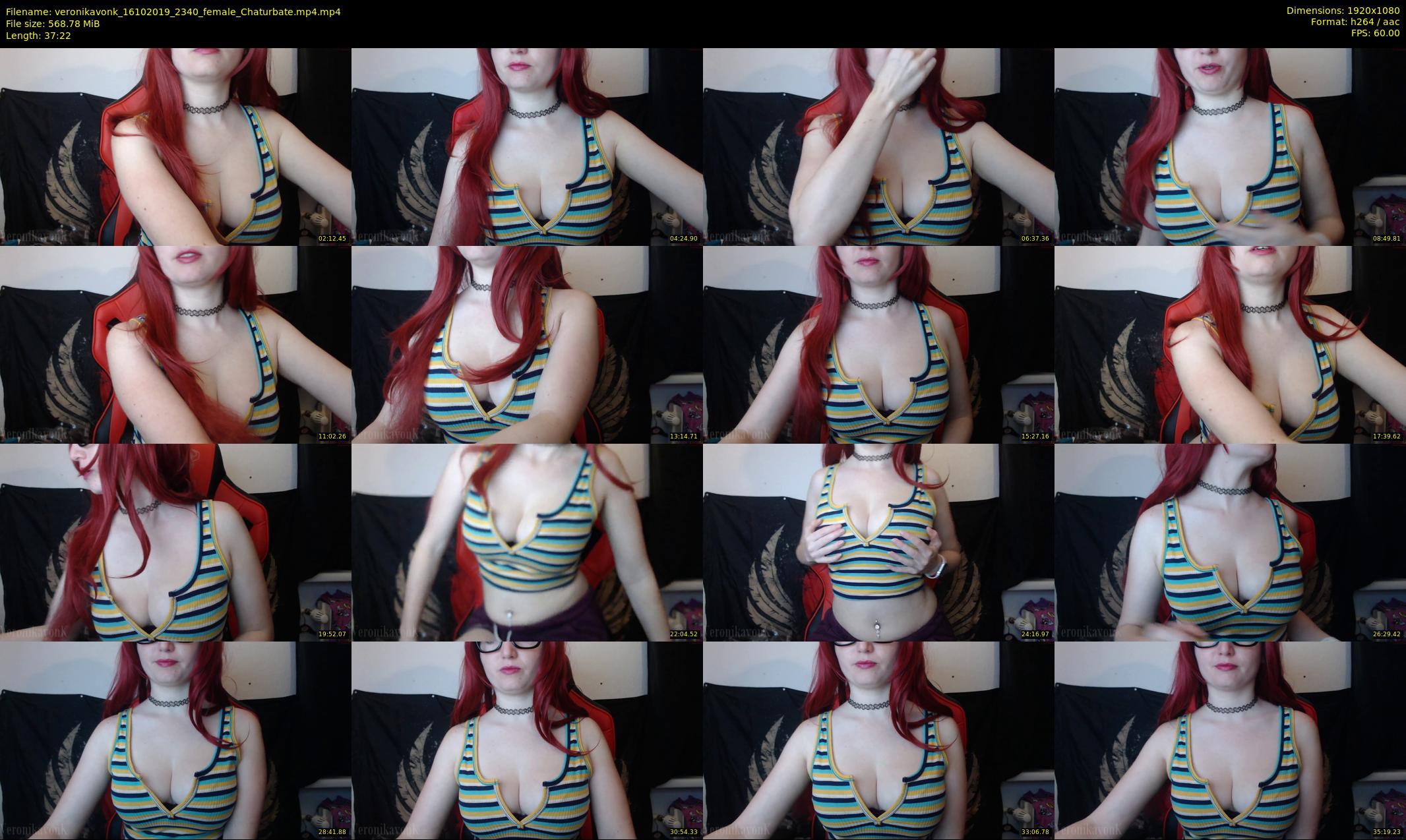 veronikavonk — 38 minute Chaturbate female cam show recording, 1080p, Oct 16, 2019