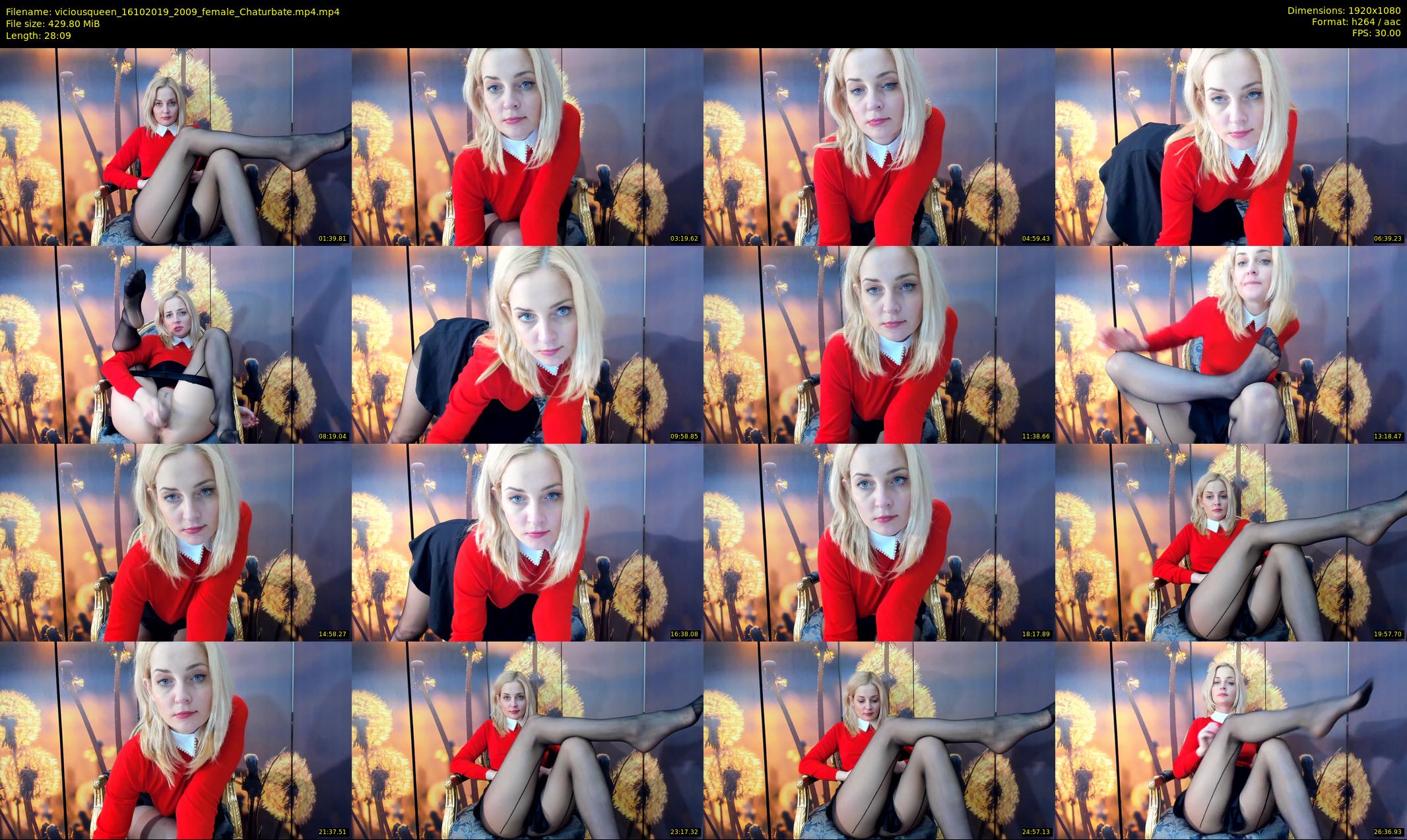 viciousqueen — 29 minute Chaturbate female cam show recording, 1080p, Oct 16, 2019