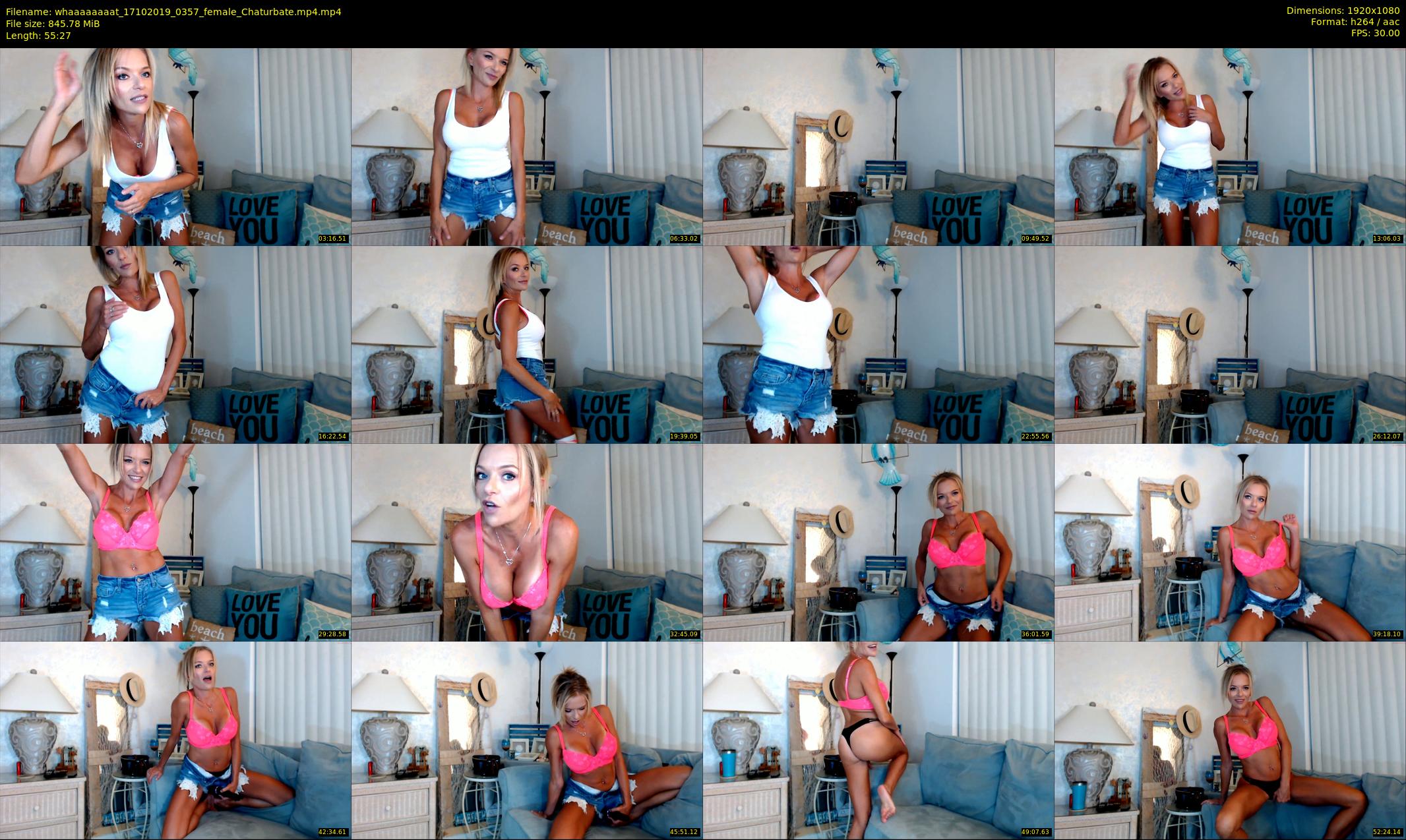 whaaaaaaaat — 56 minute Chaturbate couple cam show recording, 1080p, Oct 17, 2019