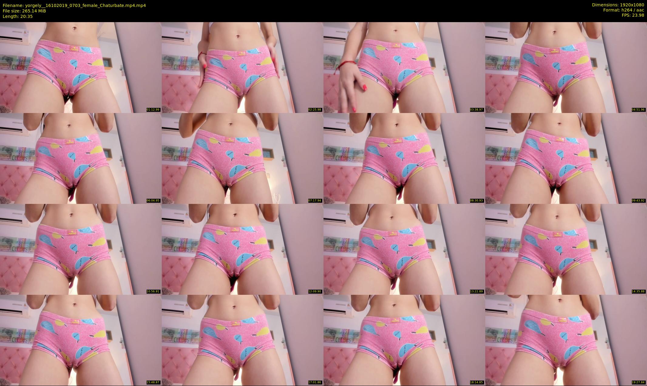 yorgely_ — 21 minute Chaturbate female cam show recording, 1080p, Oct 16, 2019