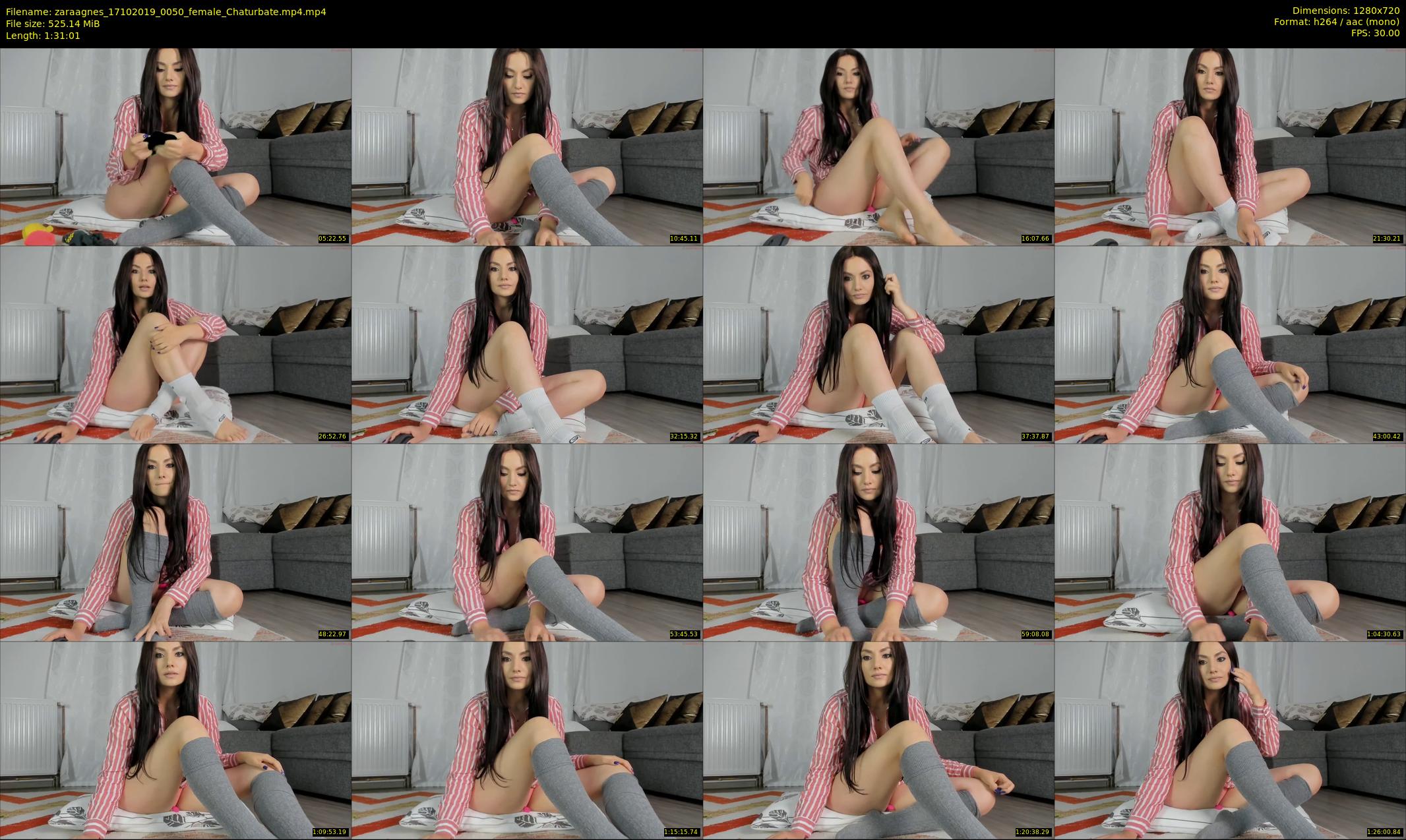 zaraagnes — 92 minute Chaturbate female cam show recording, 720p, Oct 17, 2019