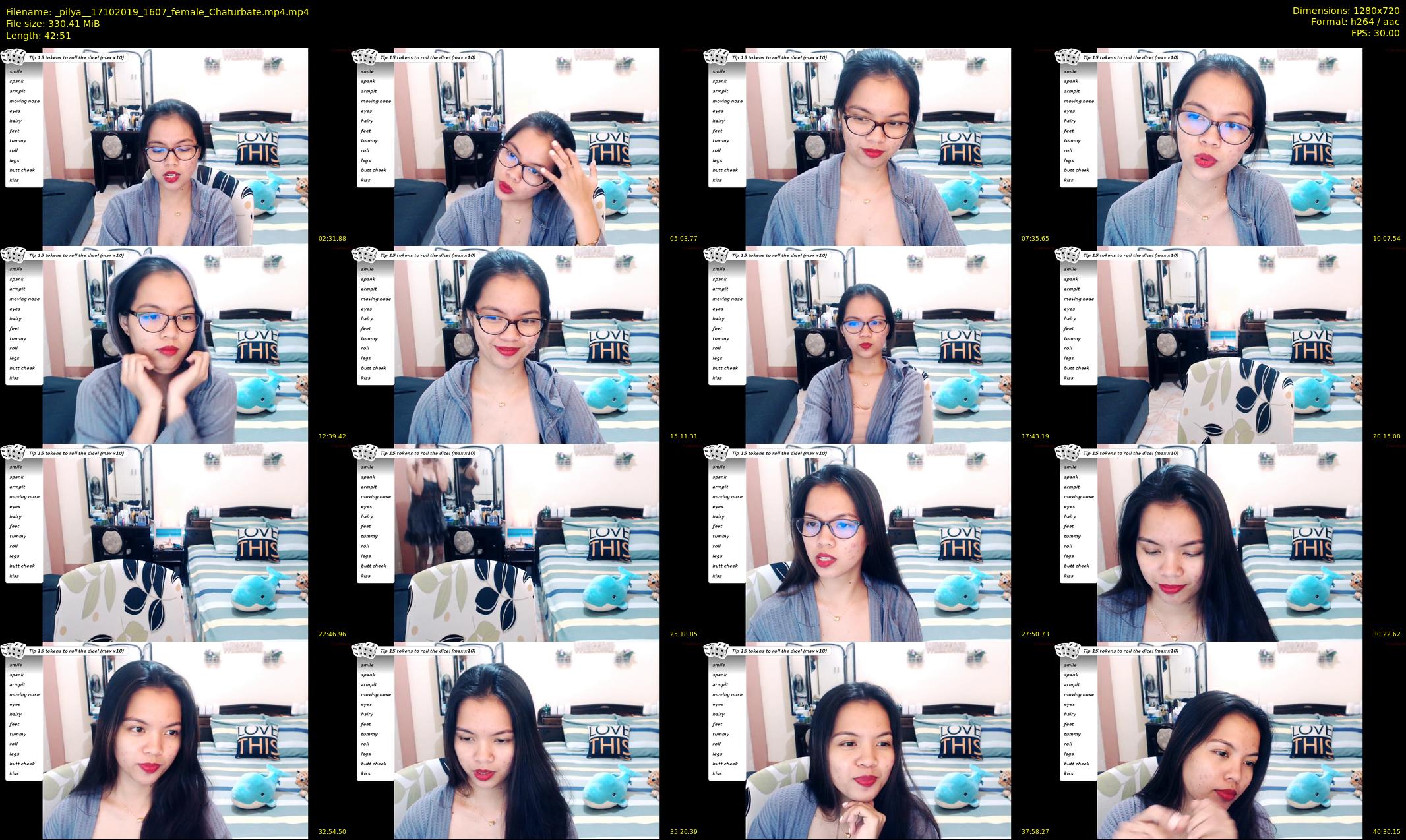 _pilya_ — 43 minute Chaturbate female cam show recording, 720p, Oct 17, 2019