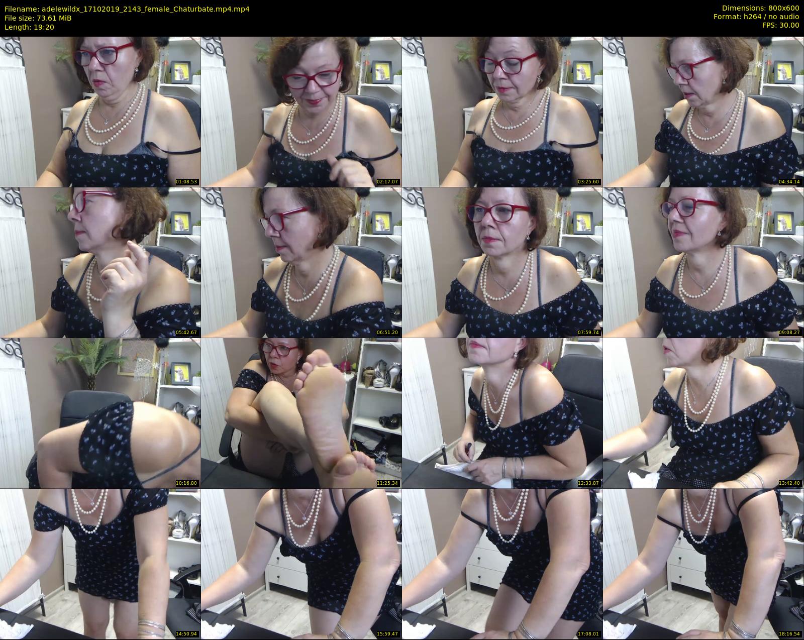 adelewildx — 20 minute Chaturbate female cam show recording, 480p, Oct 17, 2019