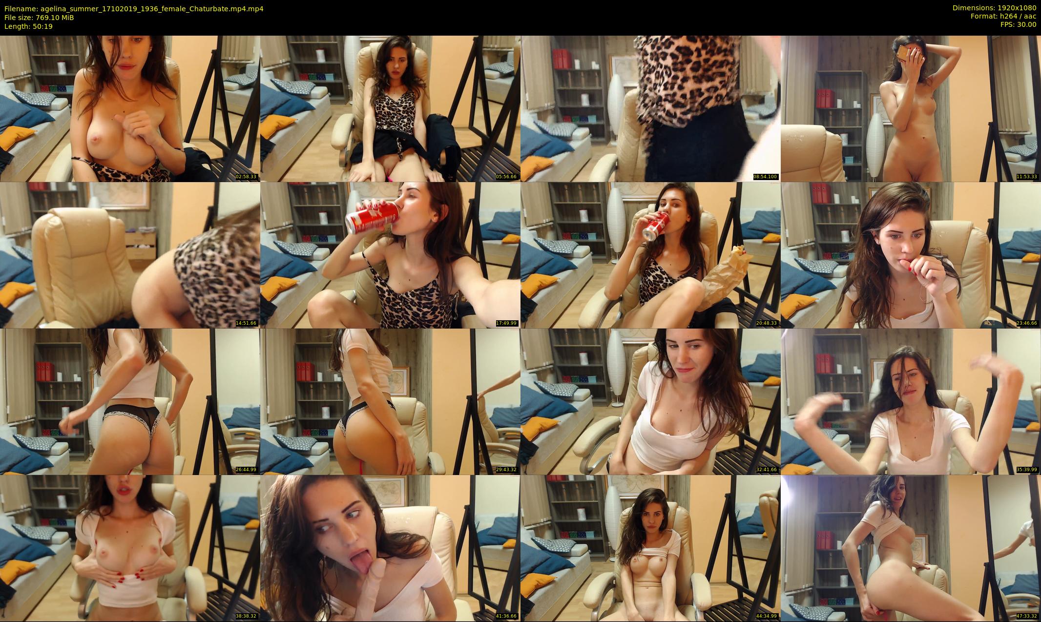 agelina_summer — 51 minute Chaturbate female cam show recording, 1080p, Oct 17, 2019