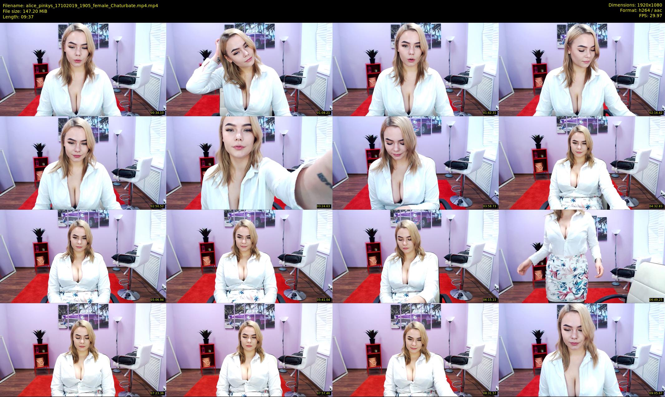 alice_pinkys — 10 minute Chaturbate female cam show recording, 1080p, Oct 17, 2019