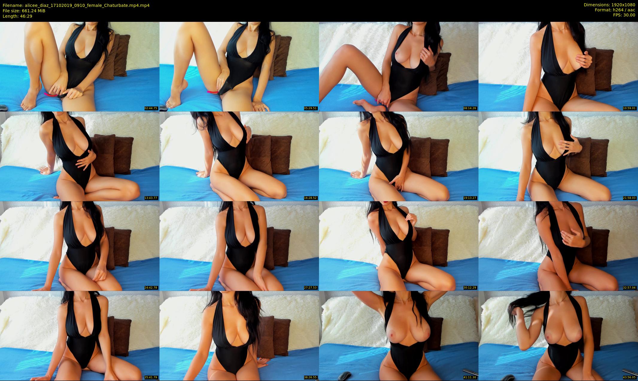 alicee_diaz — 47 minute Chaturbate female cam show recording, 1080p, Oct 17, 2019