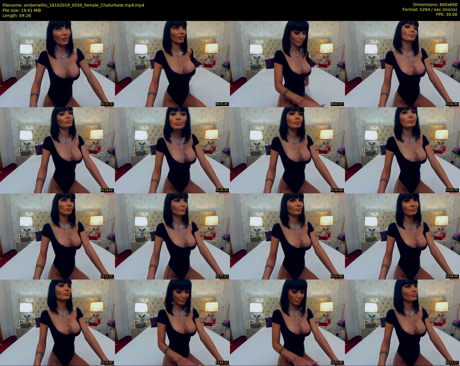amberwillis — 5 minute Chaturbate female cam show recording, 480p, Oct 18, 2019