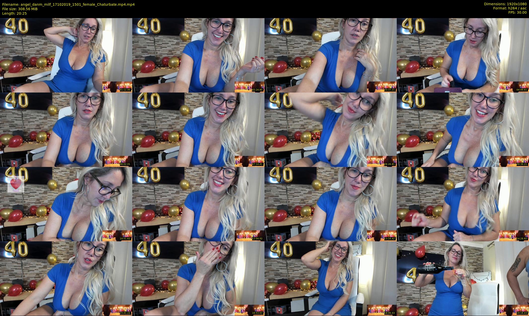 angel_danm_milf — 21 minute Chaturbate female cam show recording, 1080p, Oct 17, 2019