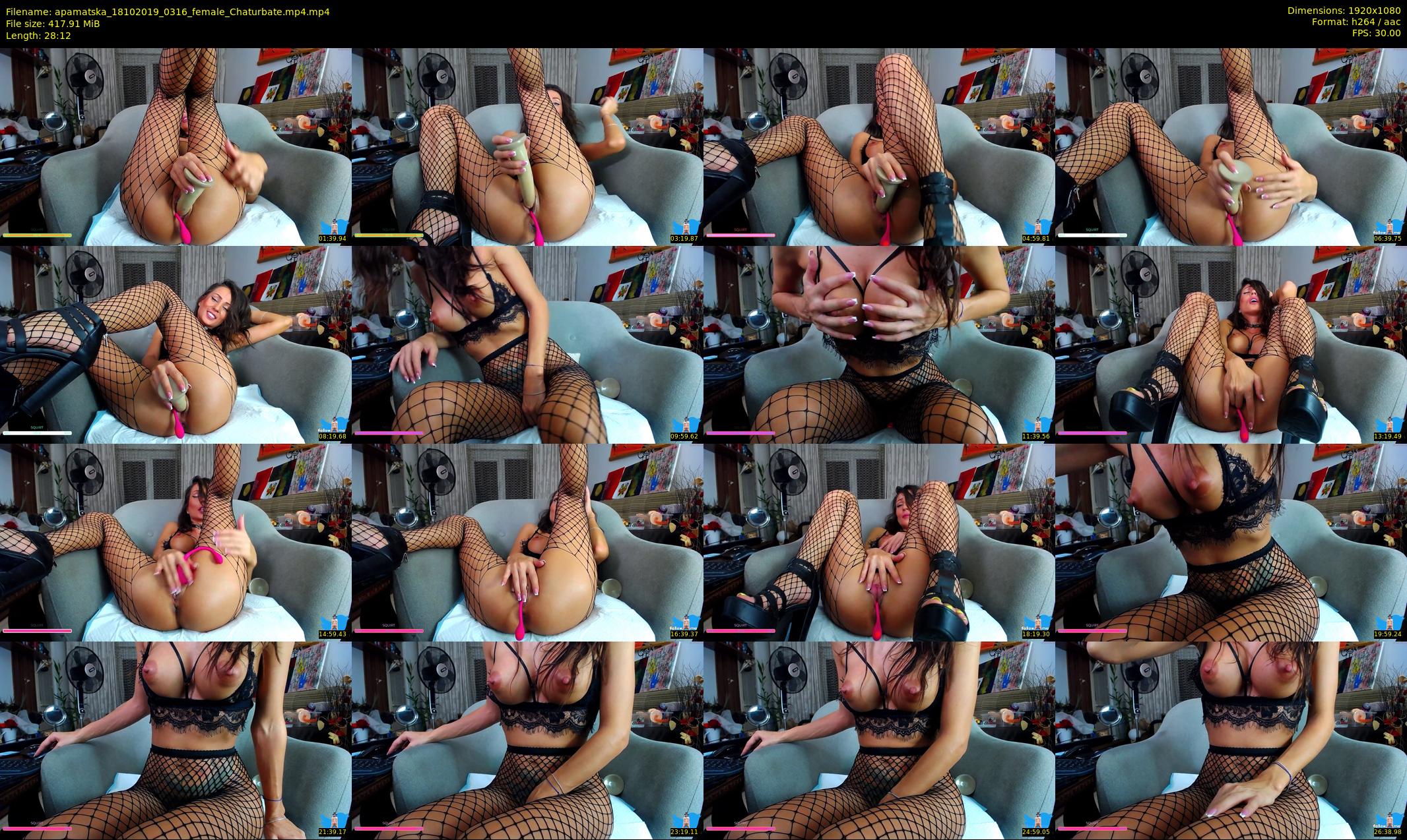 apamatska — 29 minute Chaturbate female cam show recording, 1080p, Oct 18, 2019