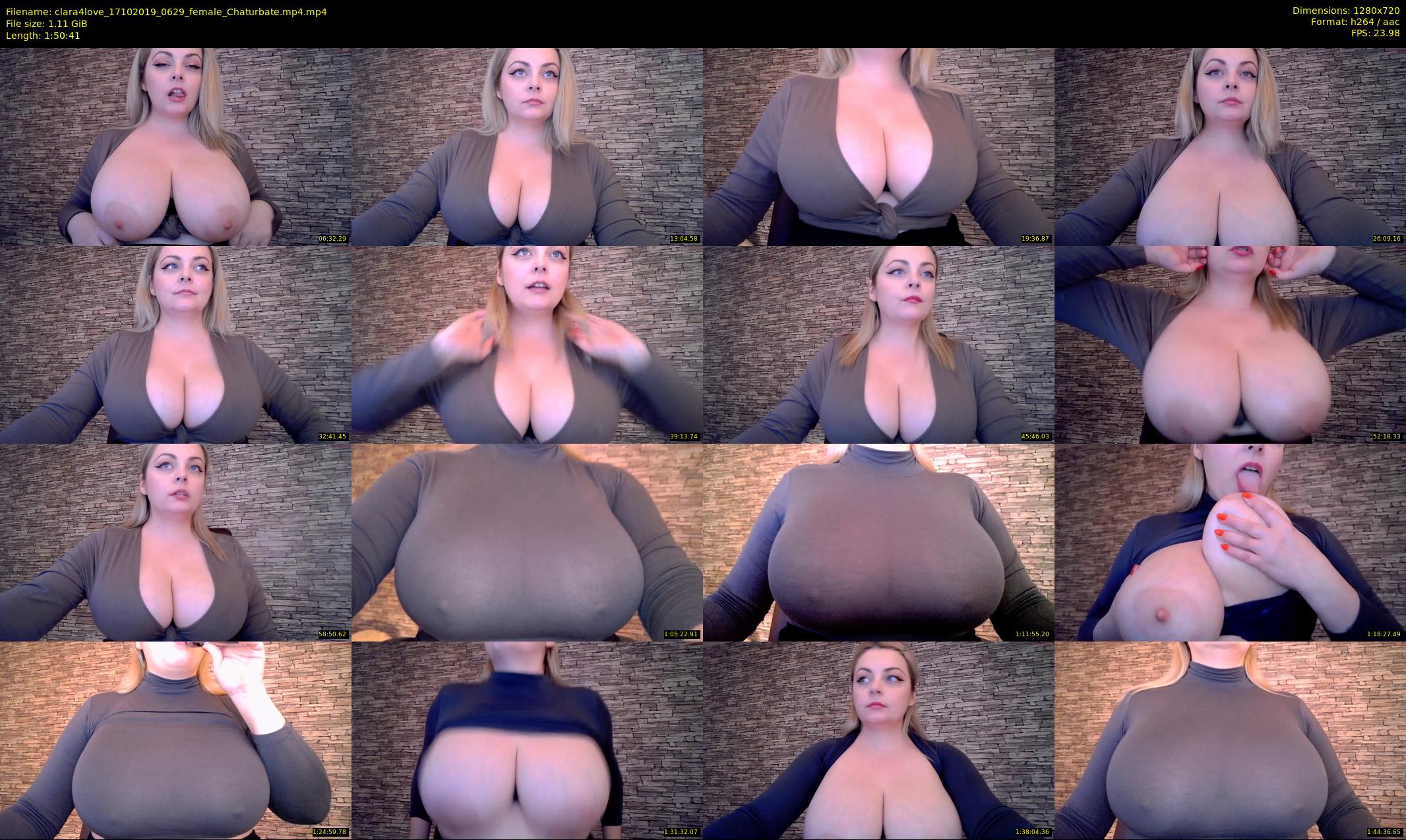 clara4love — 111 minute Chaturbate female cam show recording, 720p, Oct 17, 2019