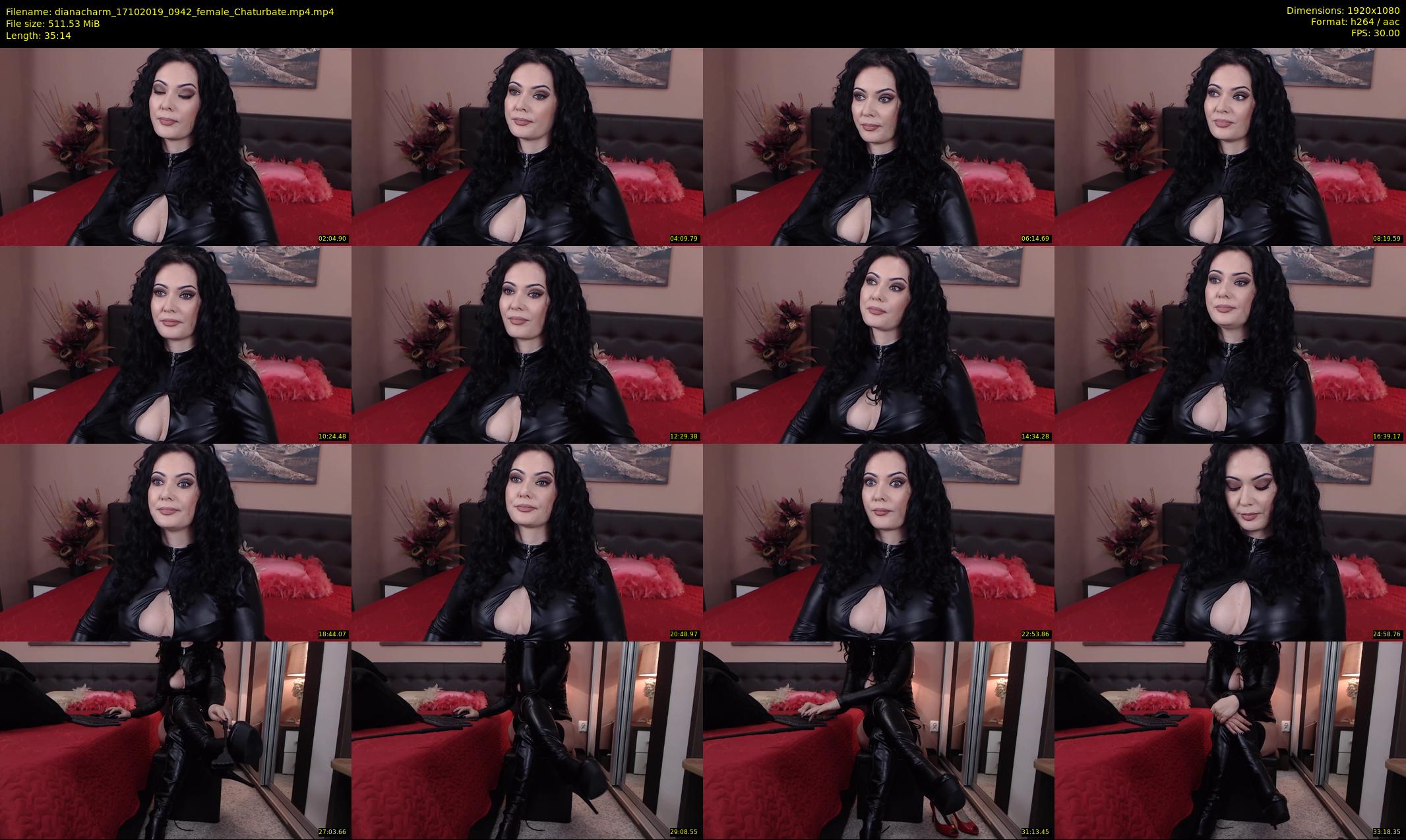 dianacharm — 36 minute Chaturbate female cam show recording, 1080p, Oct 17, 2019