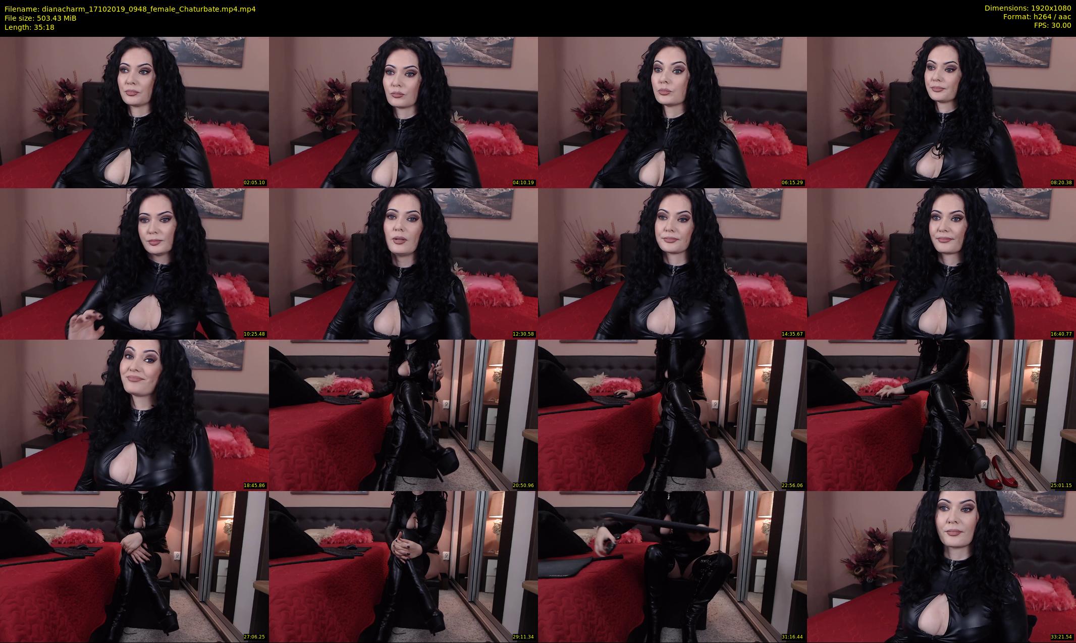 dianacharm — 36 minute Chaturbate female cam show recording, 1080p, Oct 17, 2019